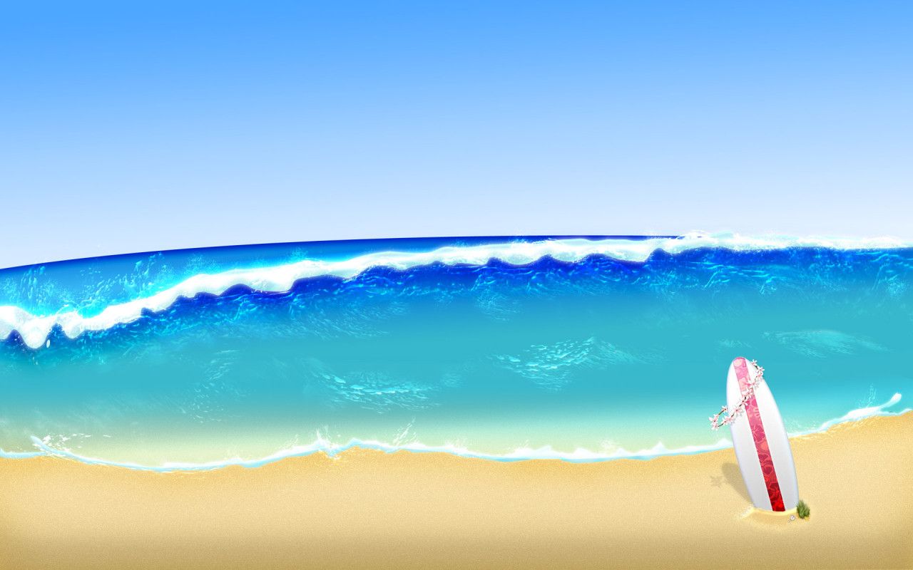 1280x800 Sea Beach Surfing Desktop wallpaper 1280x800