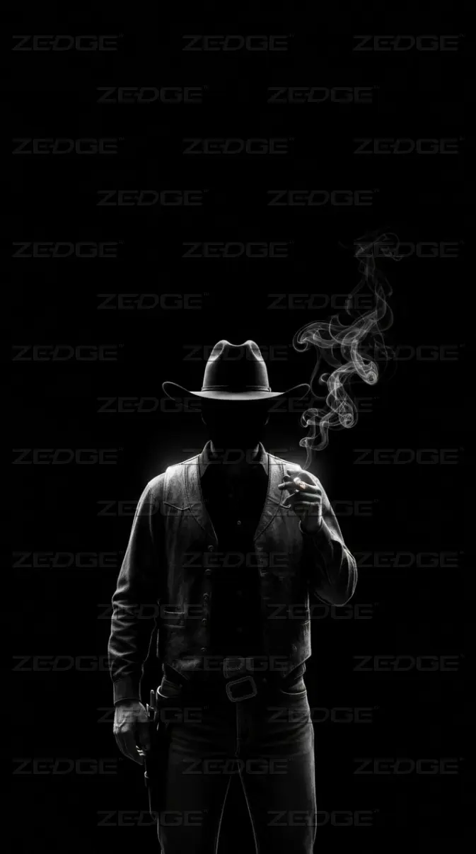 673x1206 Mystery Cowboy wallpaper by Mr.Black