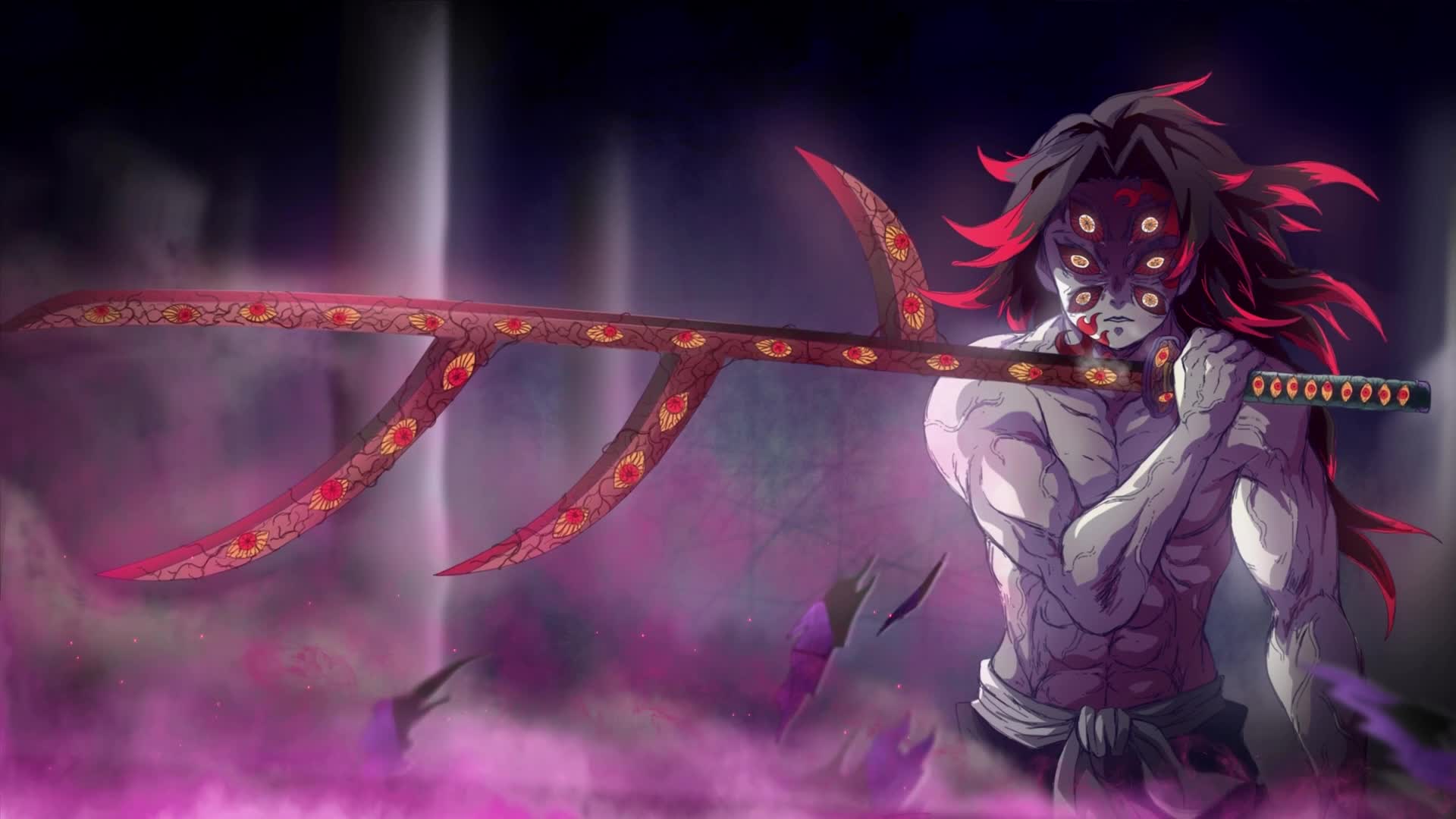 1920x1080 Demon Slayer Kokushibo Moon Breath Live Wallpaper