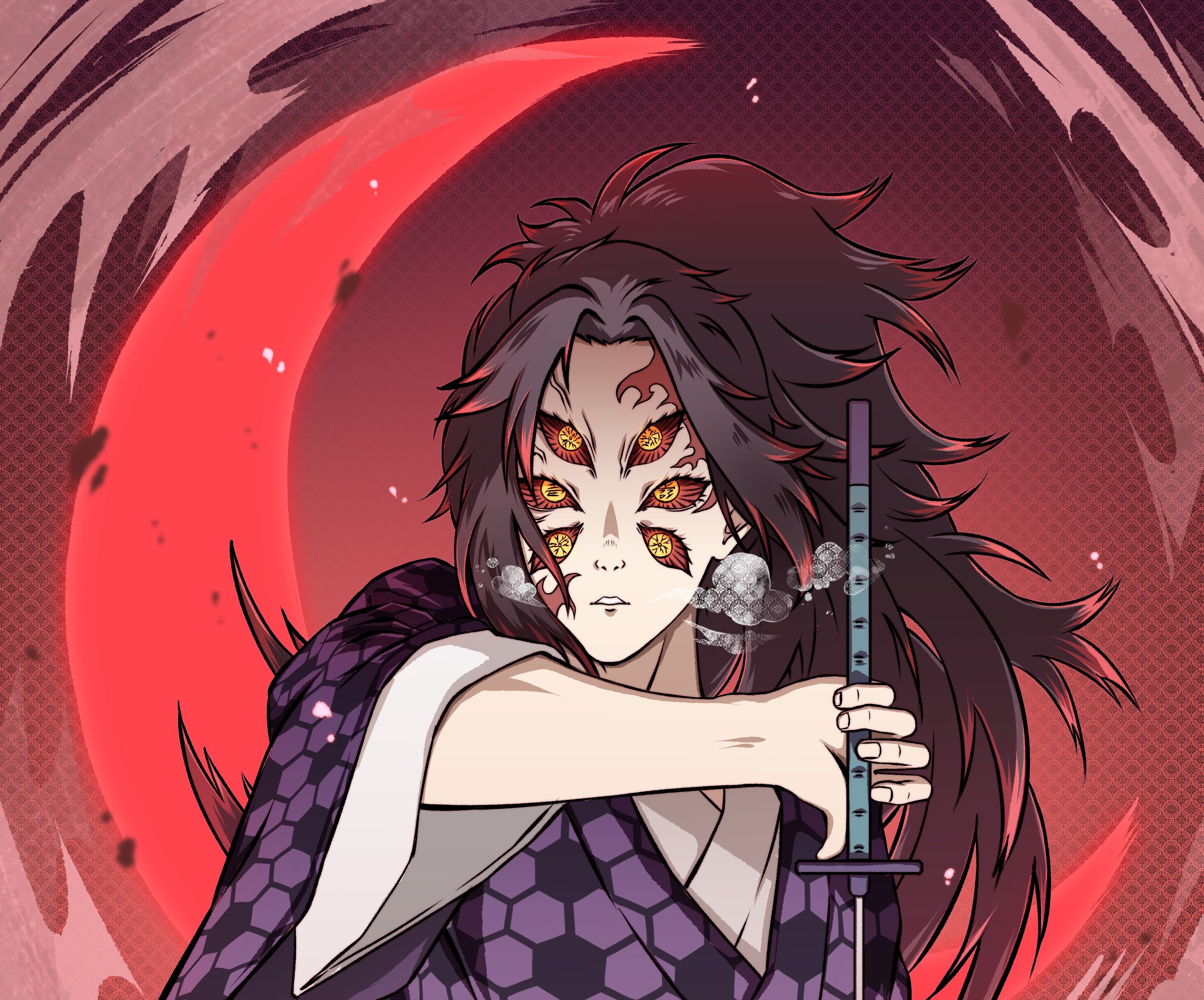 3000x2493 Kokushibo HD Wallpaper. Demon Slayer: Kimetsu no Yaiba Anime Art