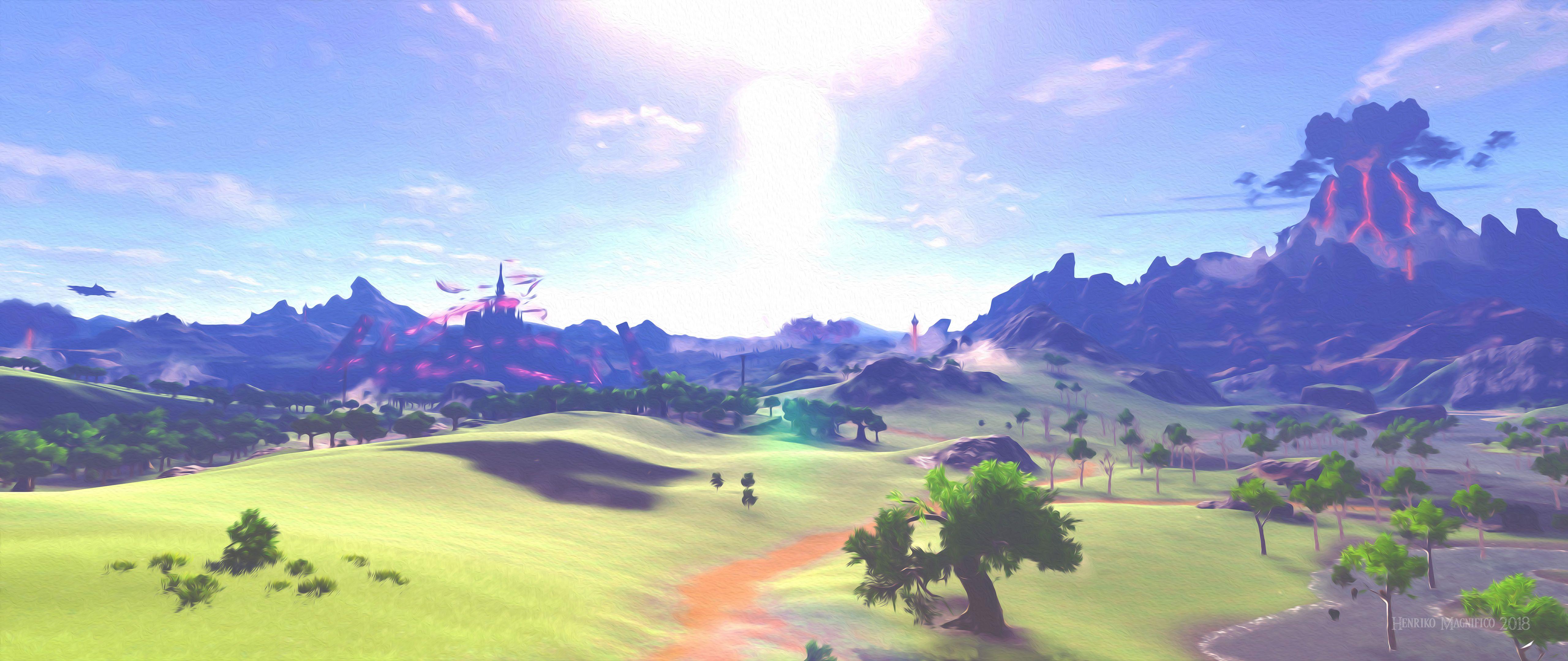 5120x2160 Zelda Breath Of The Wild 4k Wallpaper