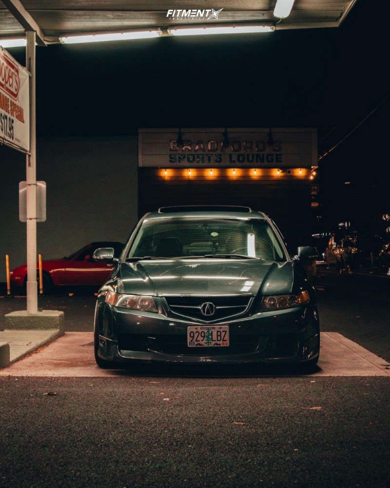 800x1000 Acura TSX Base with 18x10 ESR Sr09 and Yokohama 225x40 on Coilovers