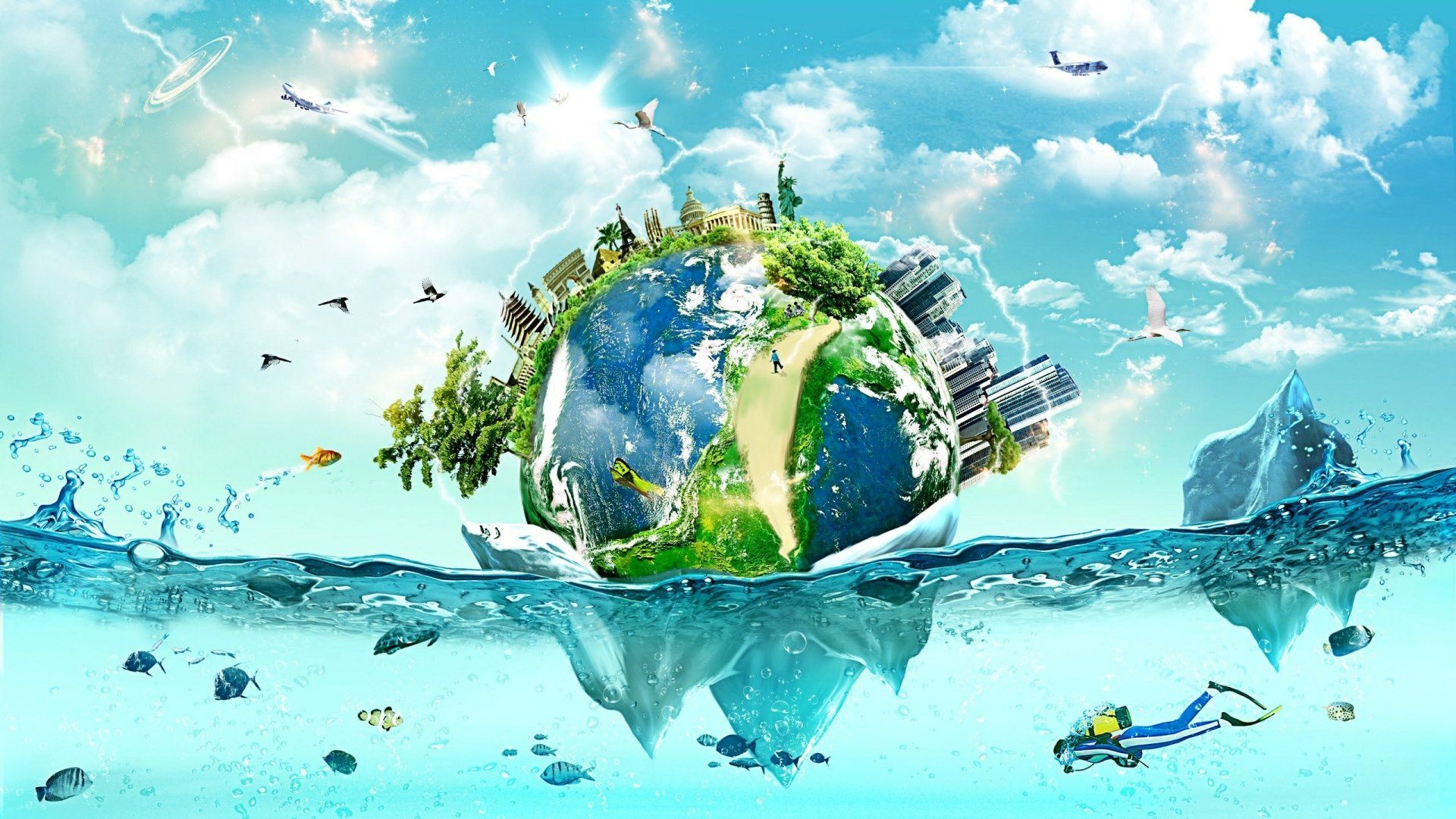 1920x1080 Download Nature Artistic HD Wallpaperx1440