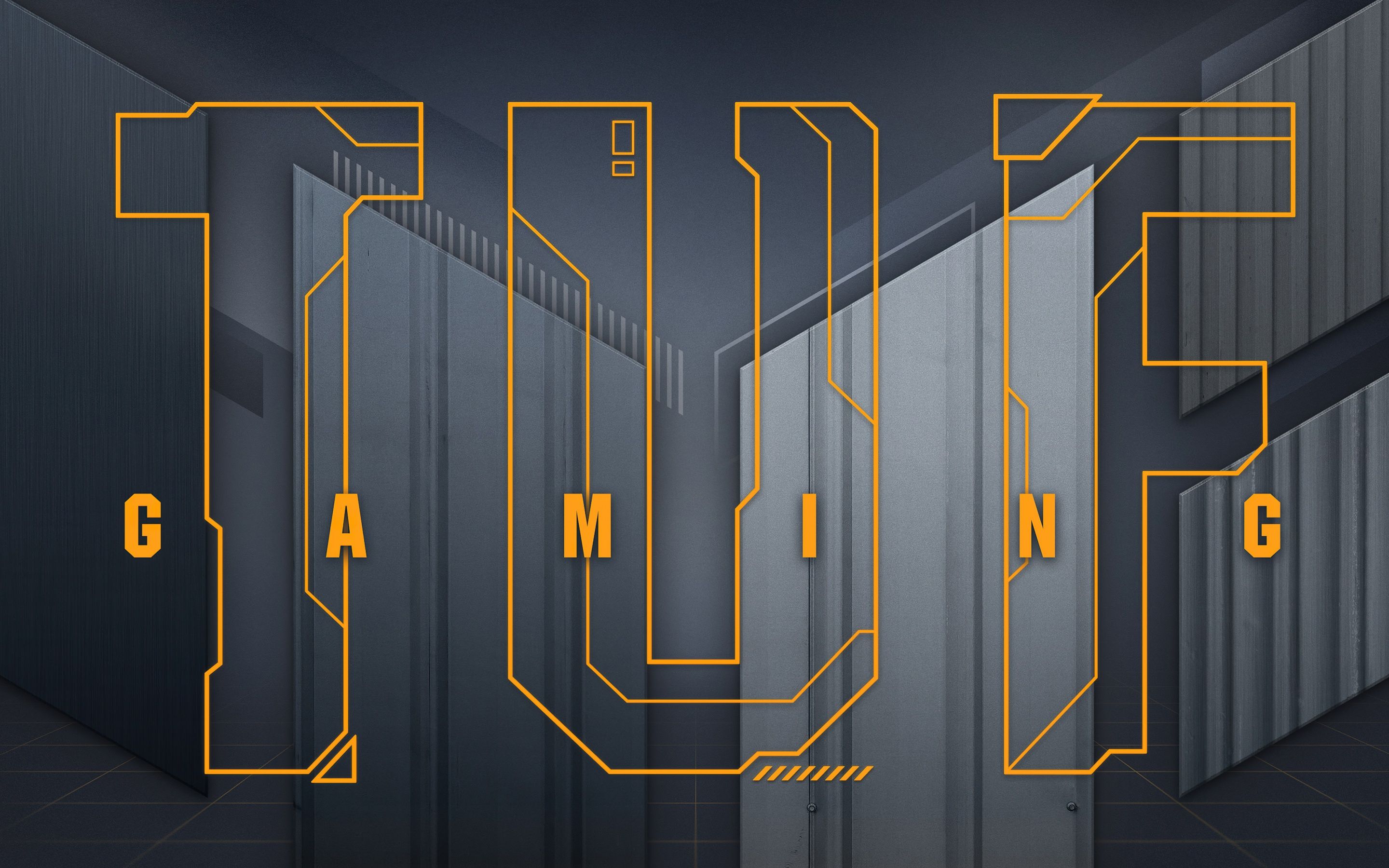 2880x1800 ASUS TUF Gaming Wallpaper 4K, 5K, Logo, Dark background