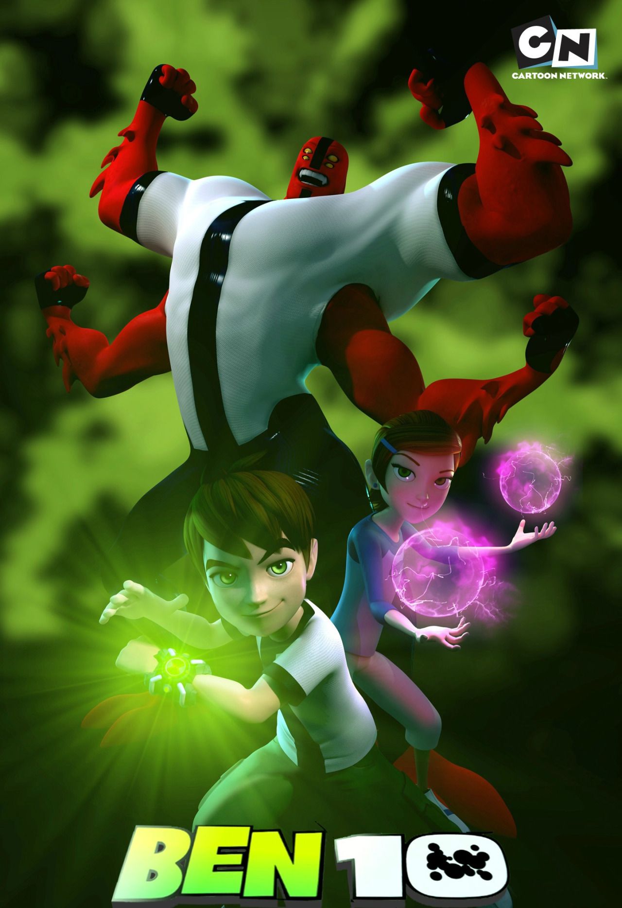 1280x1867 Ben 10: Alien Dimensions” (Destroy All Aliens) Original Promo Poster