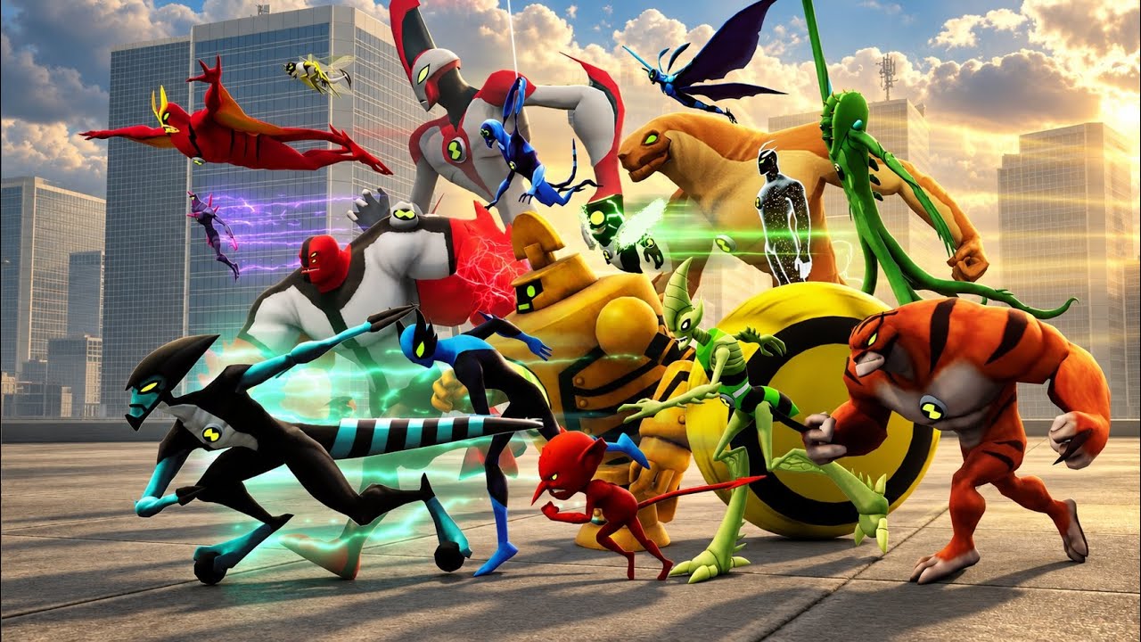 1280x720 Ben 10 Game Speed Race! Who Is the FASTEST?