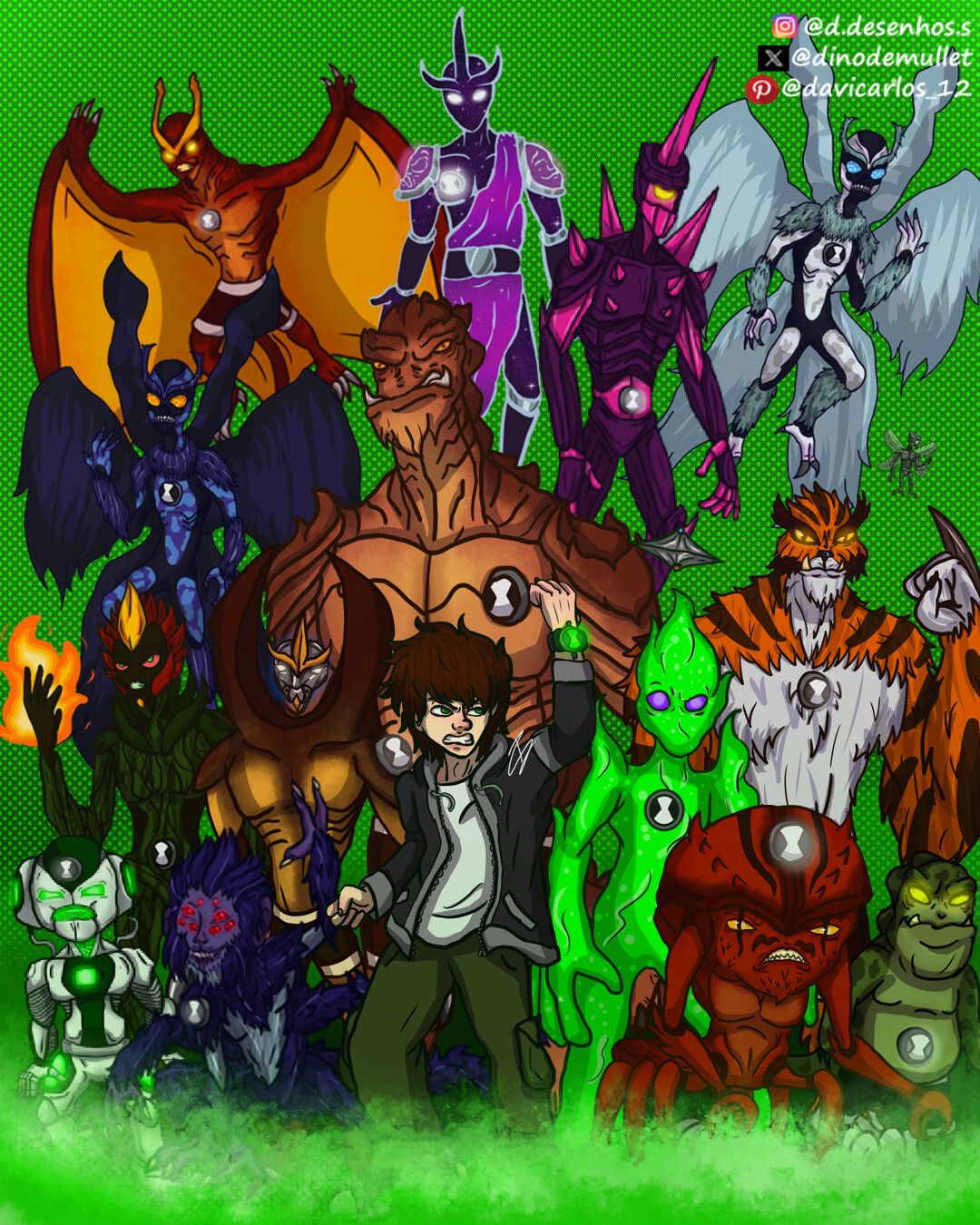 1080x1350 Ben 10 Alien Force Fanart