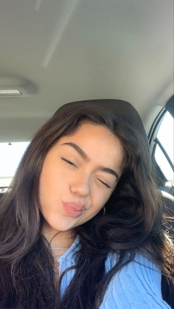 675x1200 Nailea devora video. Kissy face picture, Cute brunette girl, Face claims