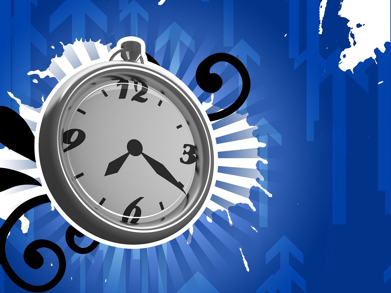 1280x960 Clock Time Abstract