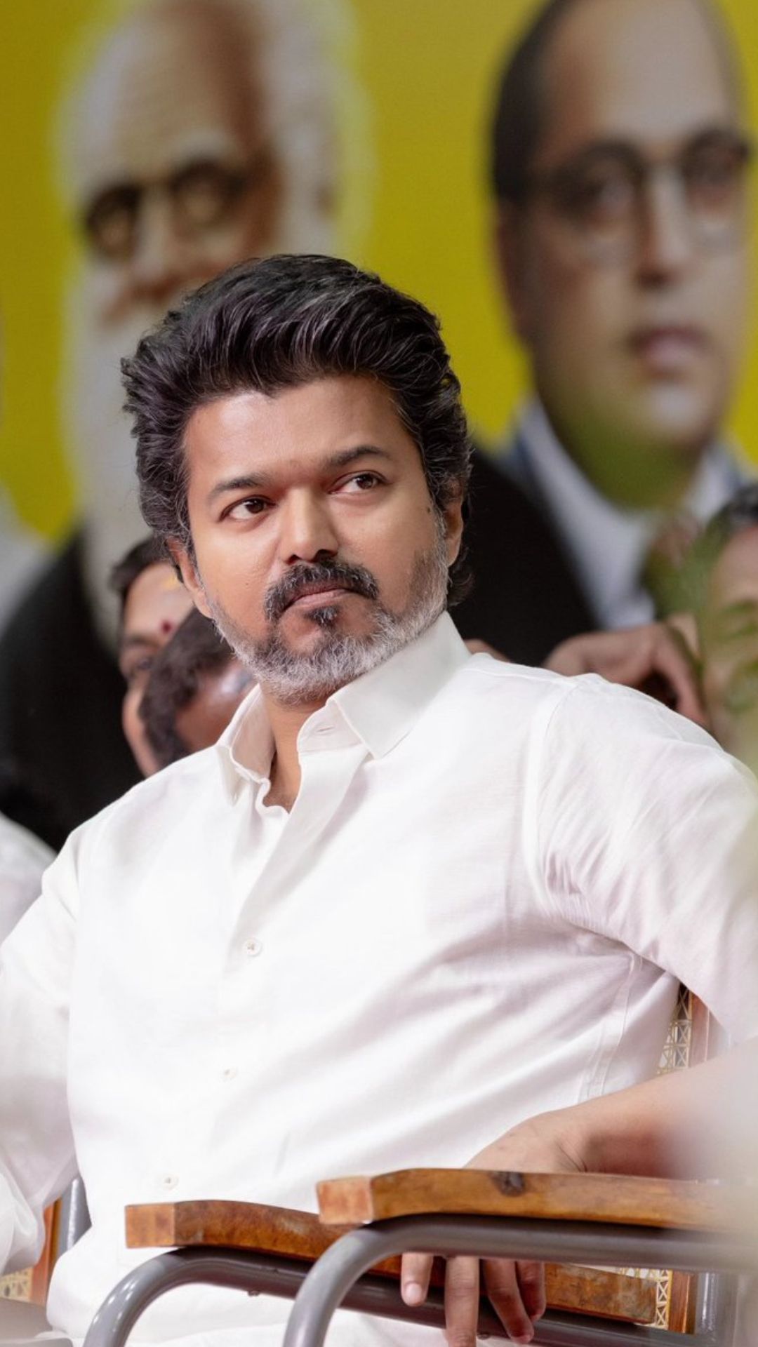 1080x1920 thalapathy vijay political pose HD download
