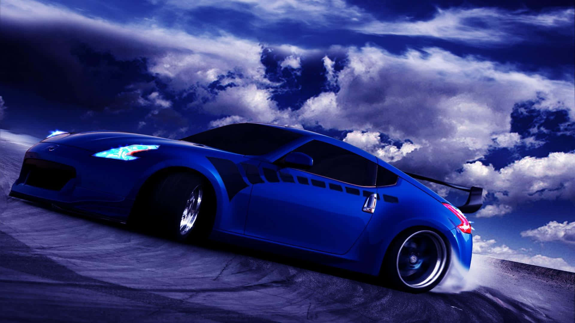 1920x1080 Blue Car PC Wallpaper