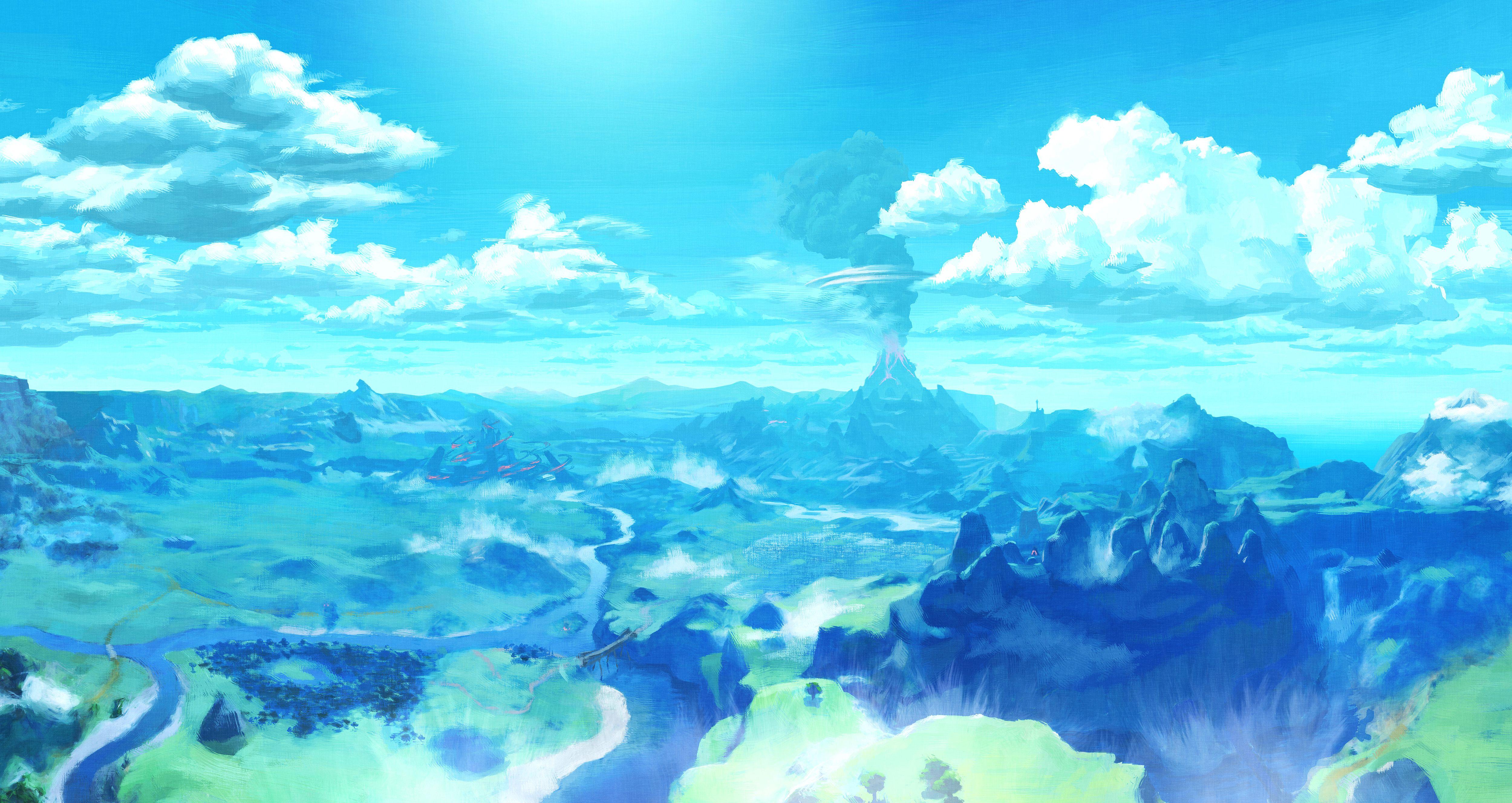 5000x2654 Breath Of The Wild 4k Wallpaper