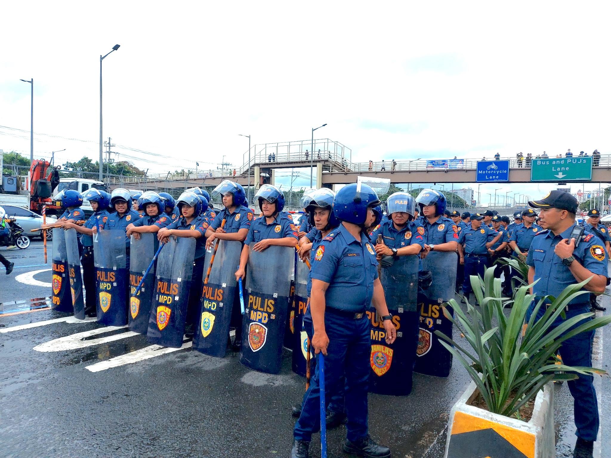 2048x1536 PNP gears up for March 11 protests marking 1st year of Duterte's arrest. GMA News Online