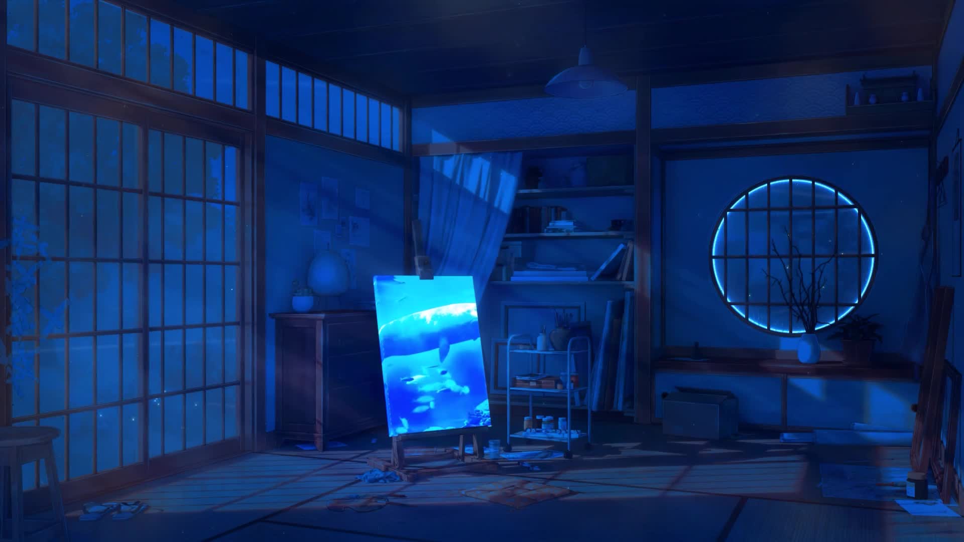 1920x1080 Lofi Cozy Wallpaper
