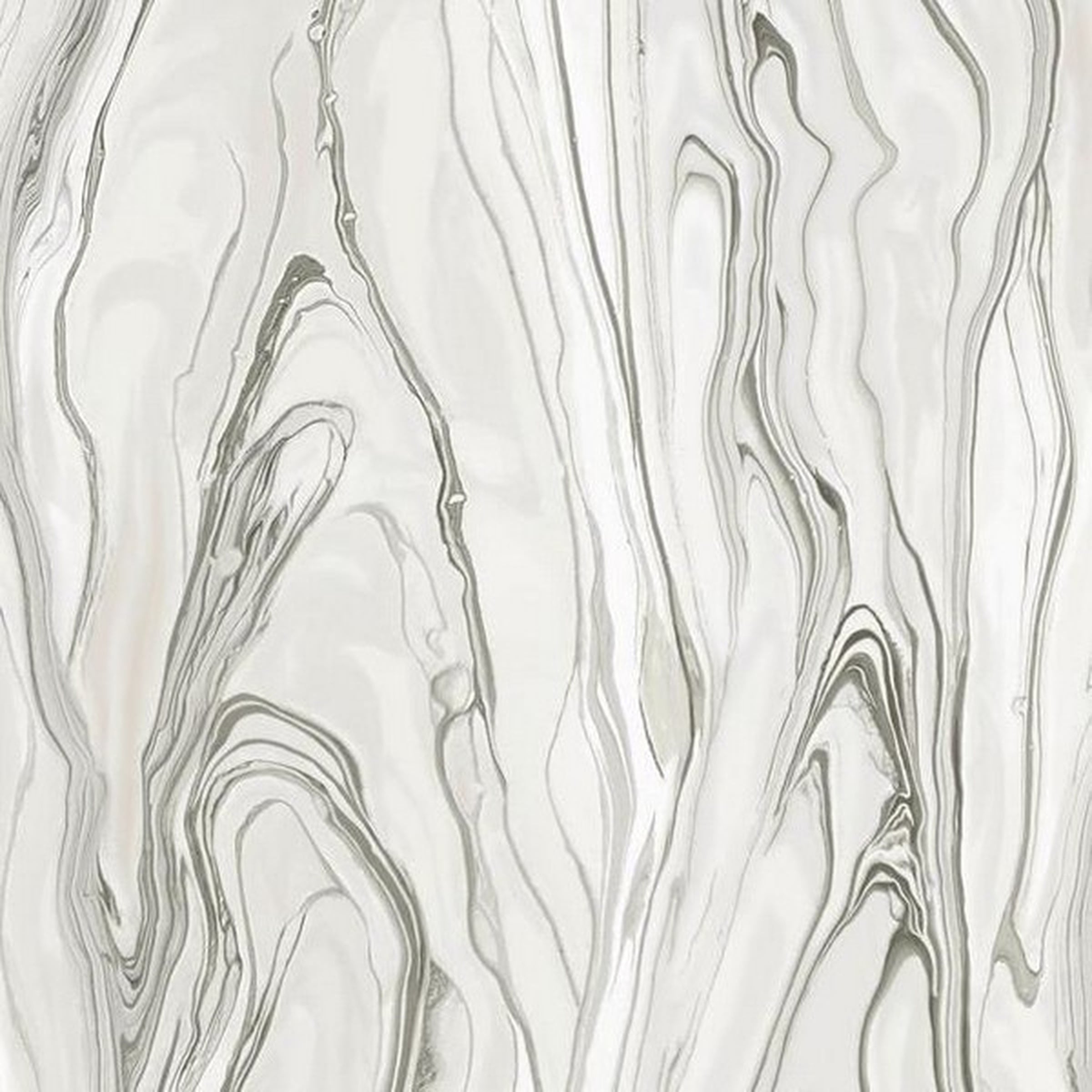 2400x2400 Light Grey Liquid Marble Wallpaper CL2573