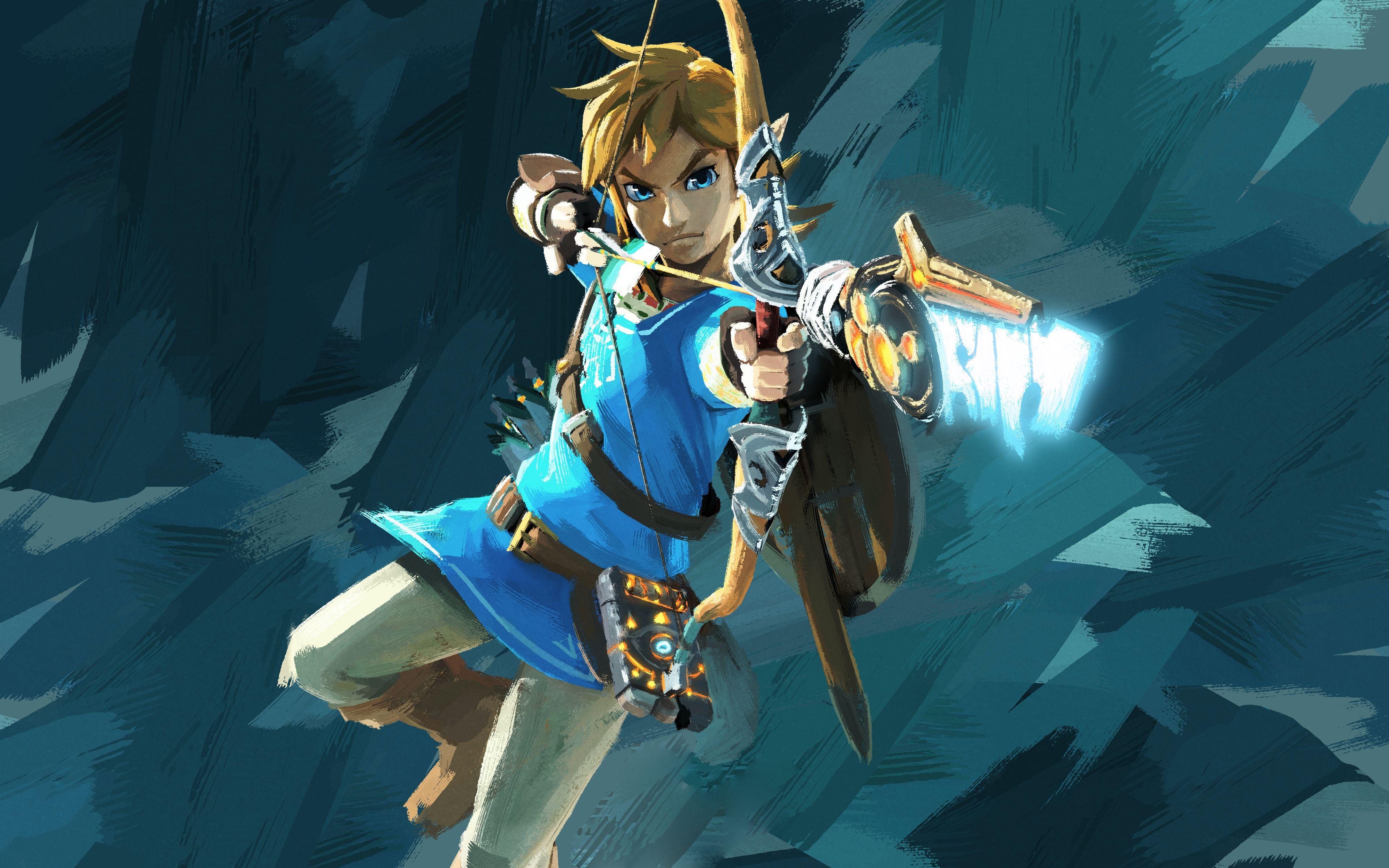 4000x2500 Title Video Game The Legend Of Zelda Of Zelda Breath Of The Wild 4k HD Wallpaper