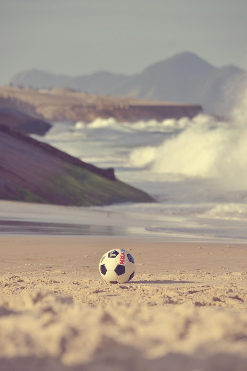 970x1455 Free of Football on Beach. Download Free Image and Free Illustrations