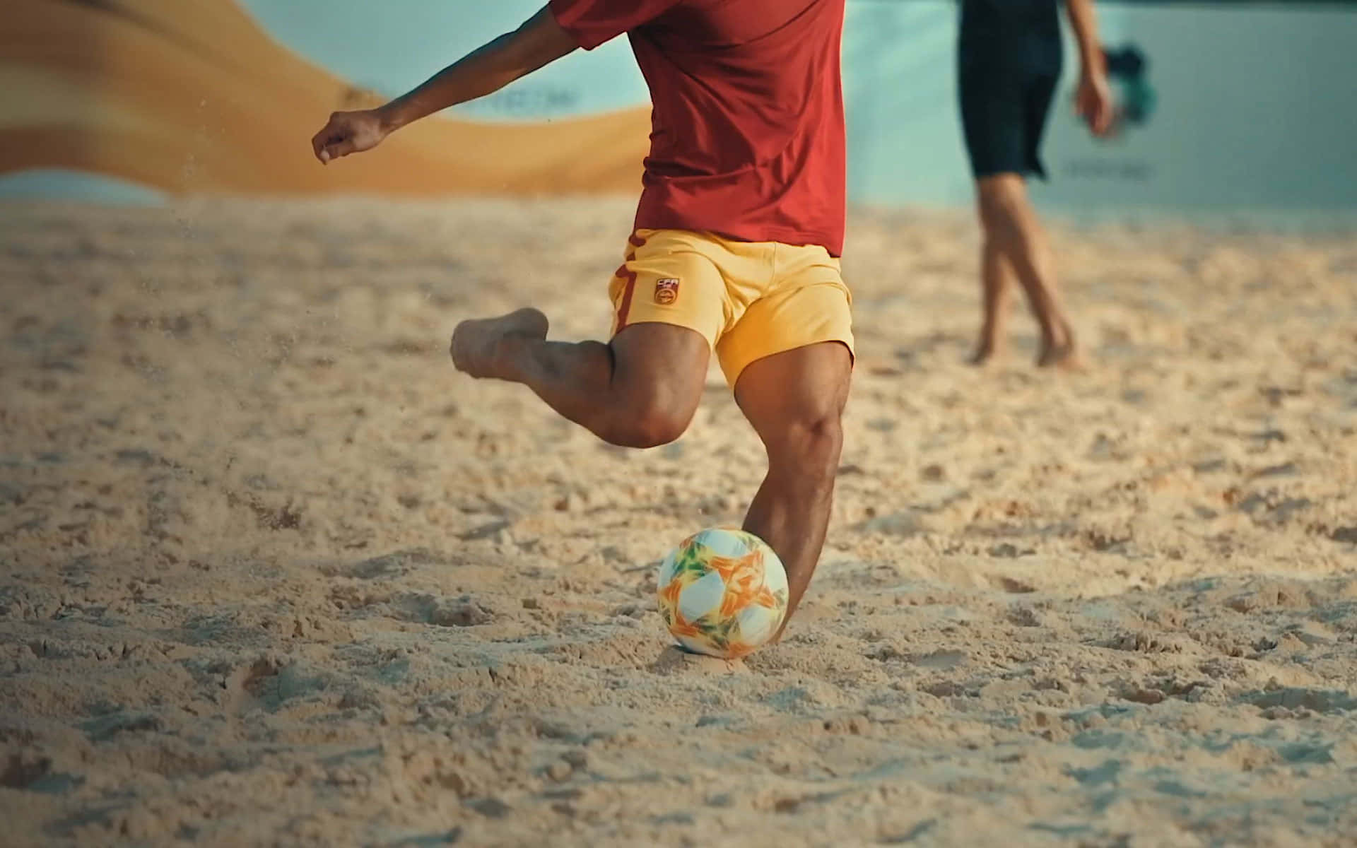 1920x1200 Download Beach Soccer Action Wallpaper