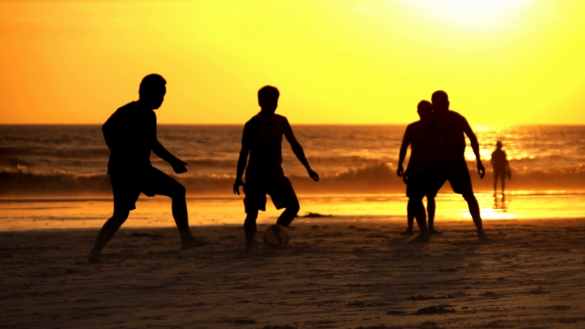 1920x1080 Beach Football Stock Footage: Royalty Free Video Clips