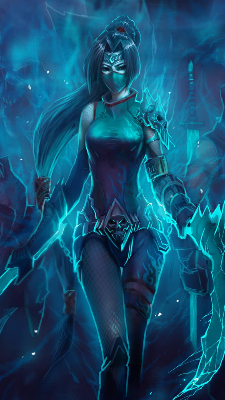720x1280 Akali wallpaper
