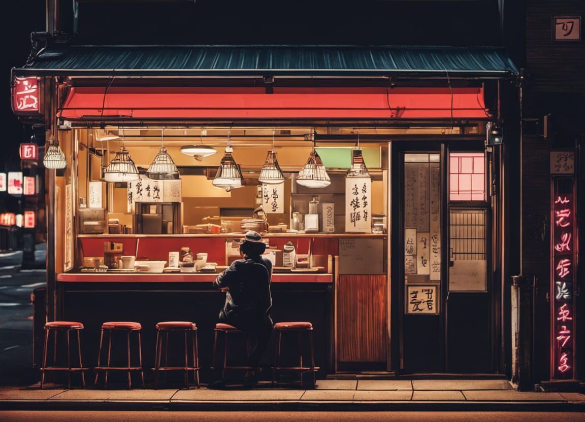 1152x832 Tokyo Noodle Bar Lit Tokyo Noodle Bar in Hopper Style