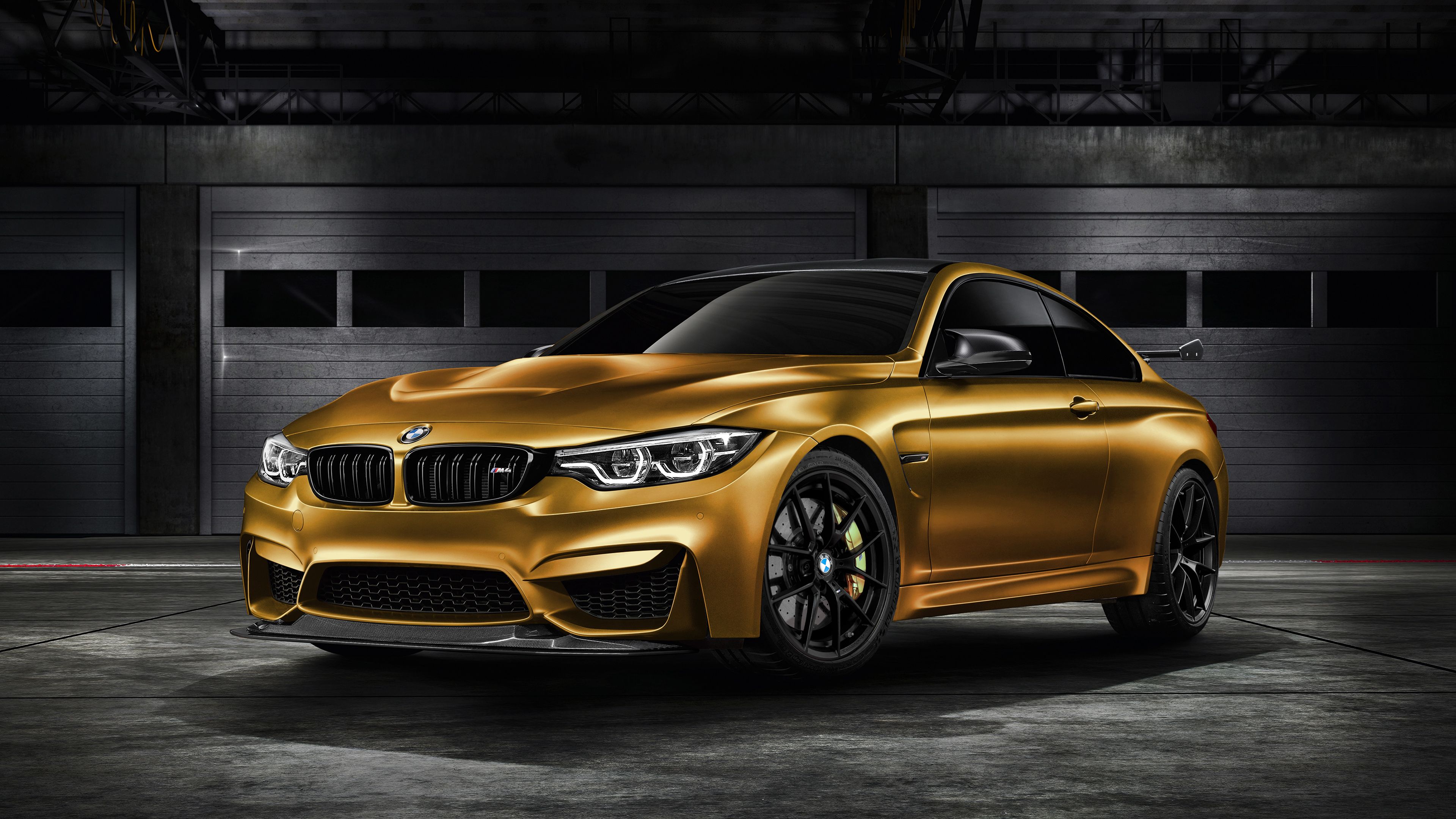 3840x2160 BMW M4 GTS SunburstGold HD, 4K Car Wallpaper