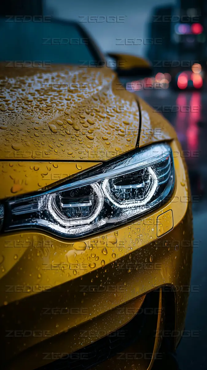 674x1201 Gold BMW M4 wallpaper