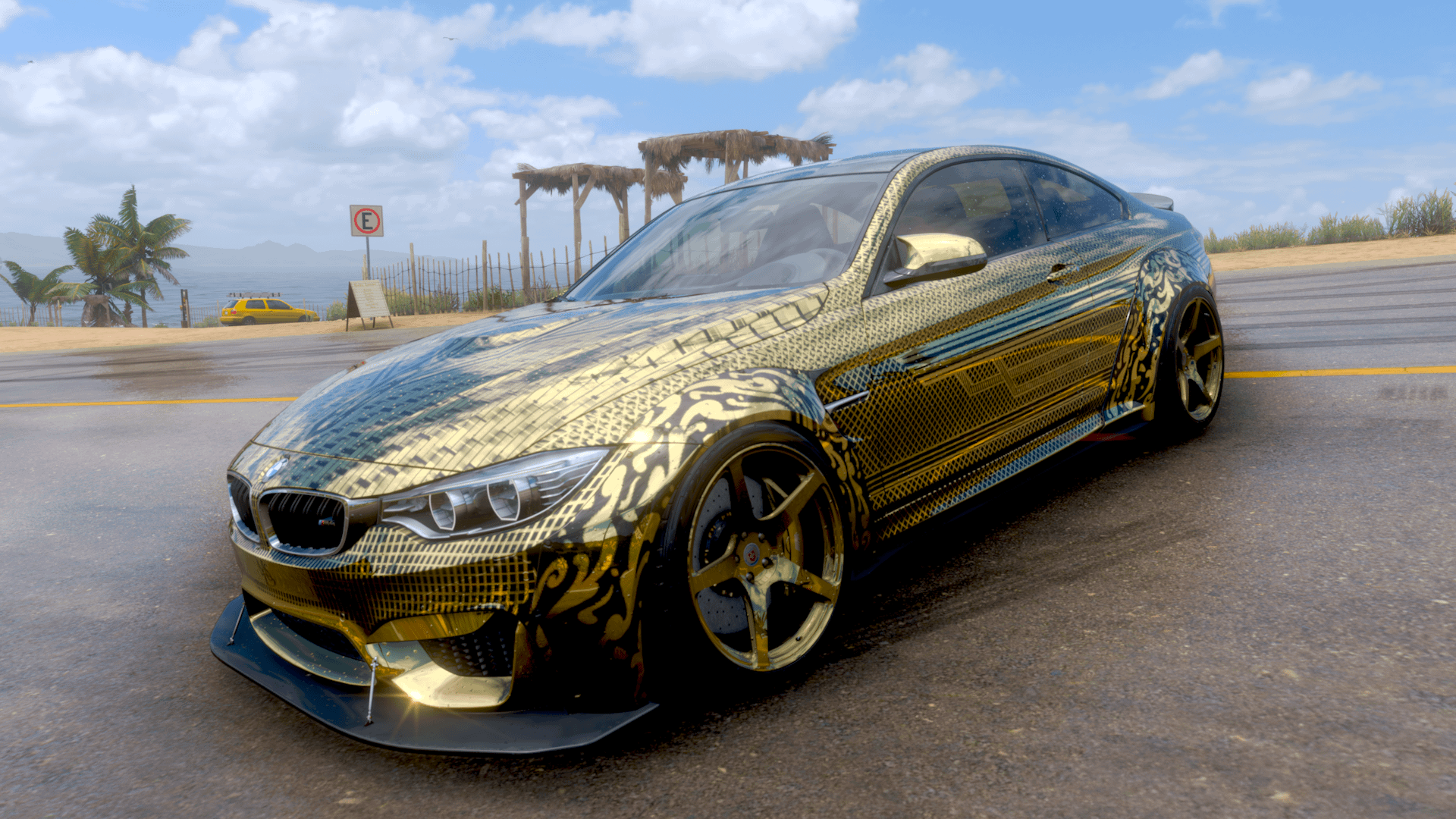 1920x1080 More than 1000 layers.Gold Engraved BMW M4.dope or not?