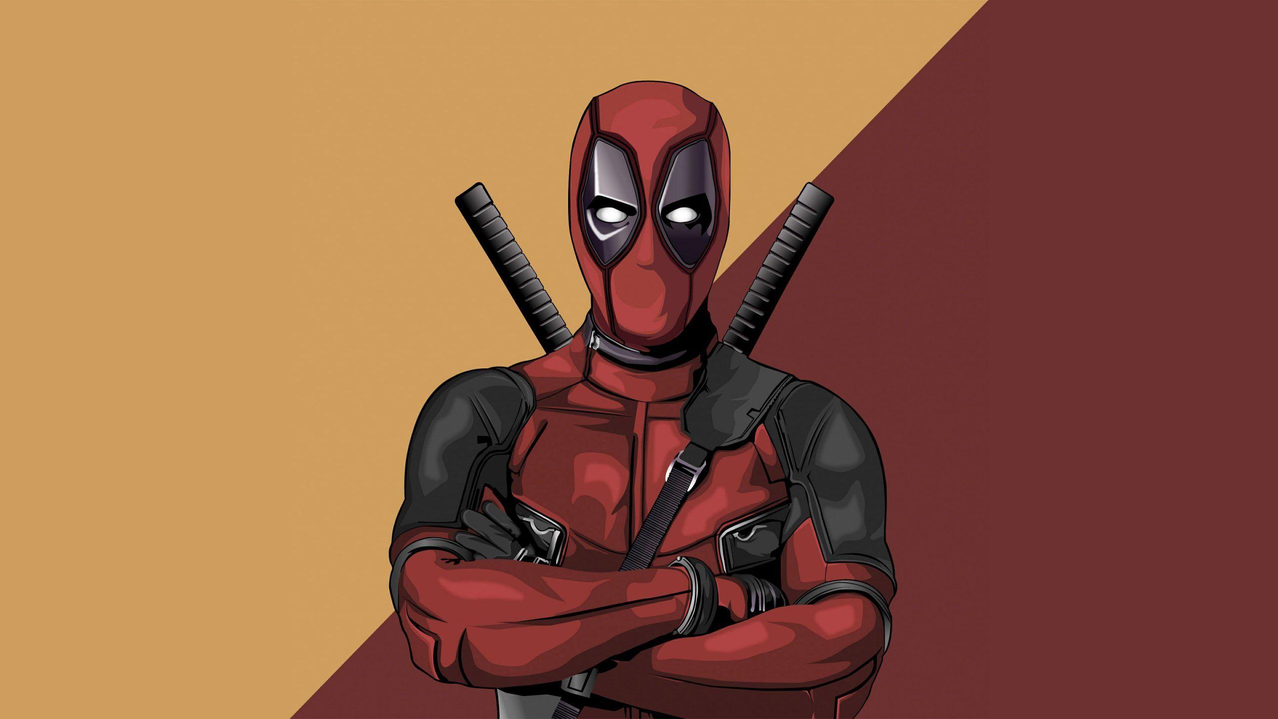 2560x1440 Deadpool wallpaper, vector, artwork, 4k, hd, digital art, superheroes • Wallpaper For You HD Wallpaper For Desktop & Mobile
