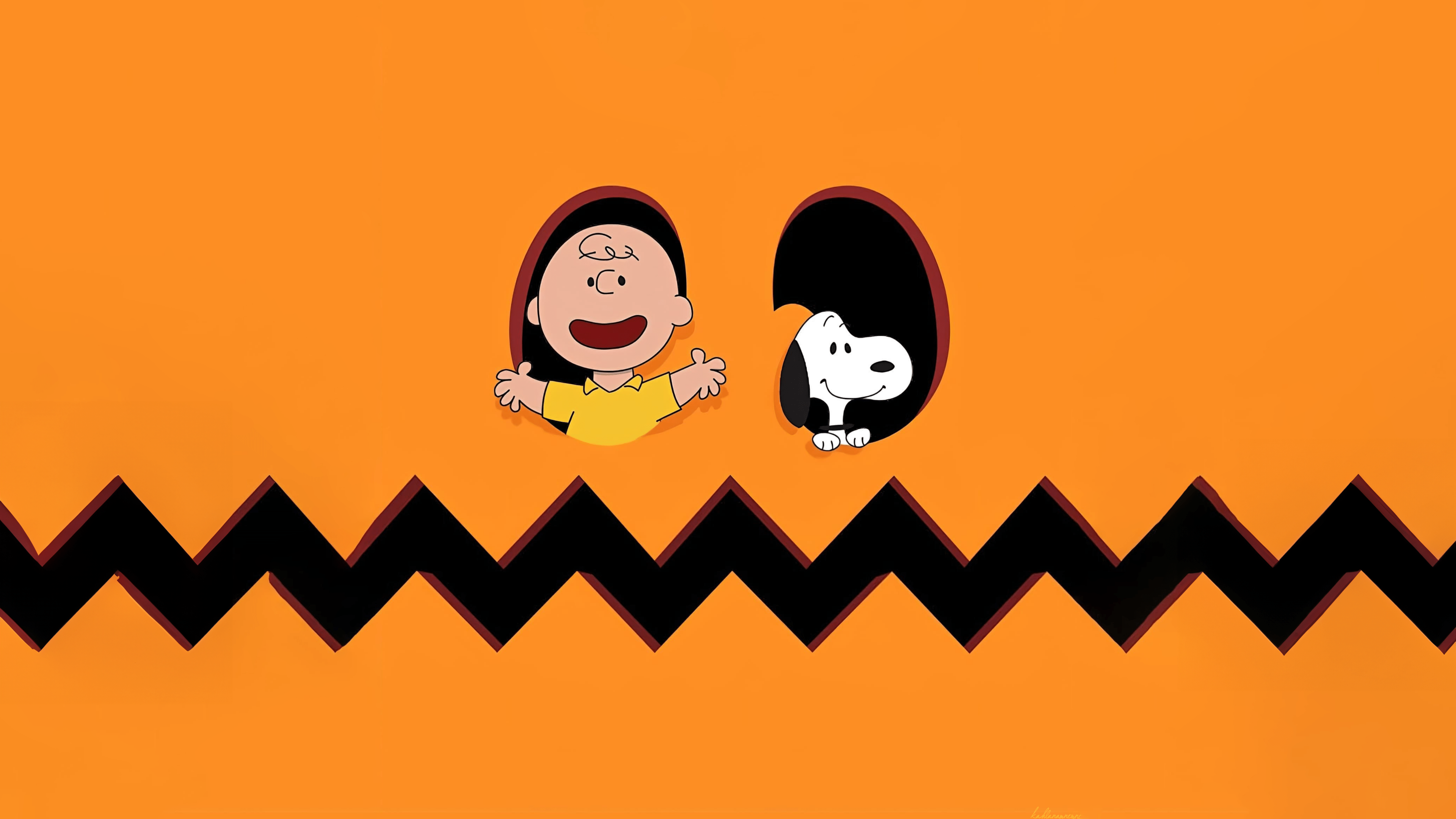 3840x2160 Charlie Brown Wallpaper 4K, Pumpkin, Snoopy, 5K, 8K, Cartoon