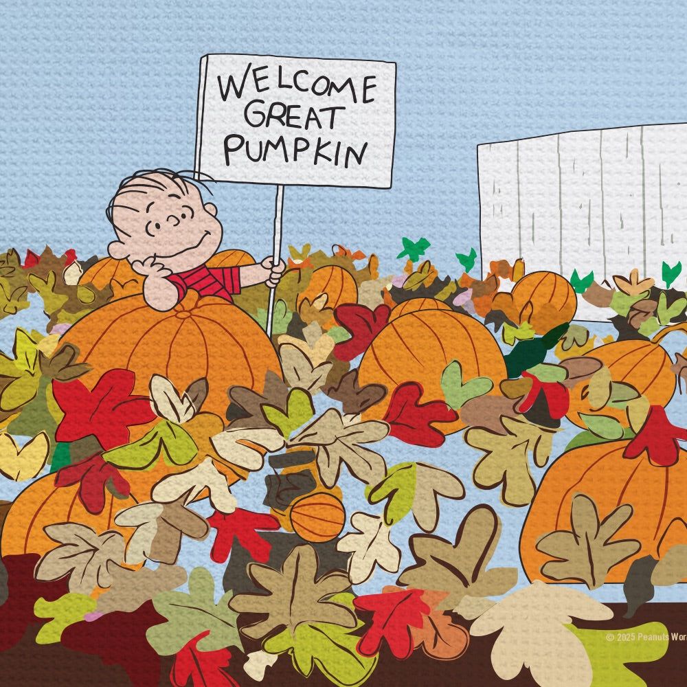 1000x1000 Peanuts Kitchen Towel Welcome Great Pumpkin. The Peanuts Store