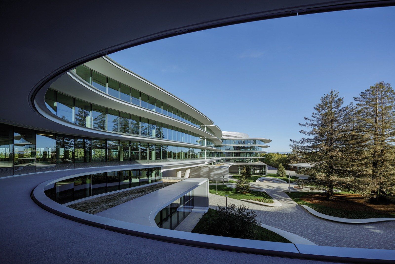 1600x1069 Wallpaper Highlights HOK's Biophilic Design of the Central + Wolfe Campus in Silicon Valley