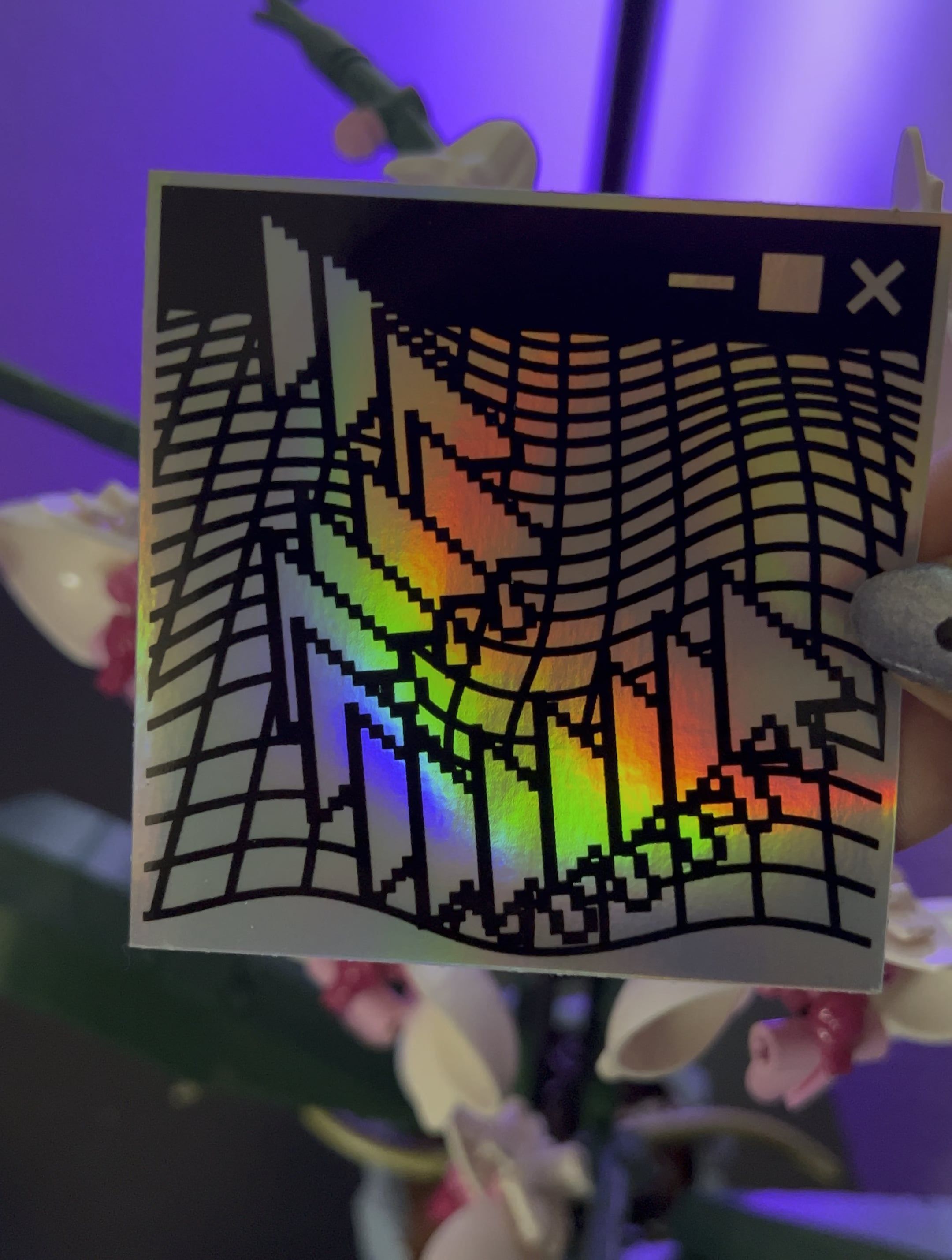 2160x2858 Not Enough Cyber Web Internet Core Stickers Out There So I Made Some Holographic Ones ☺️