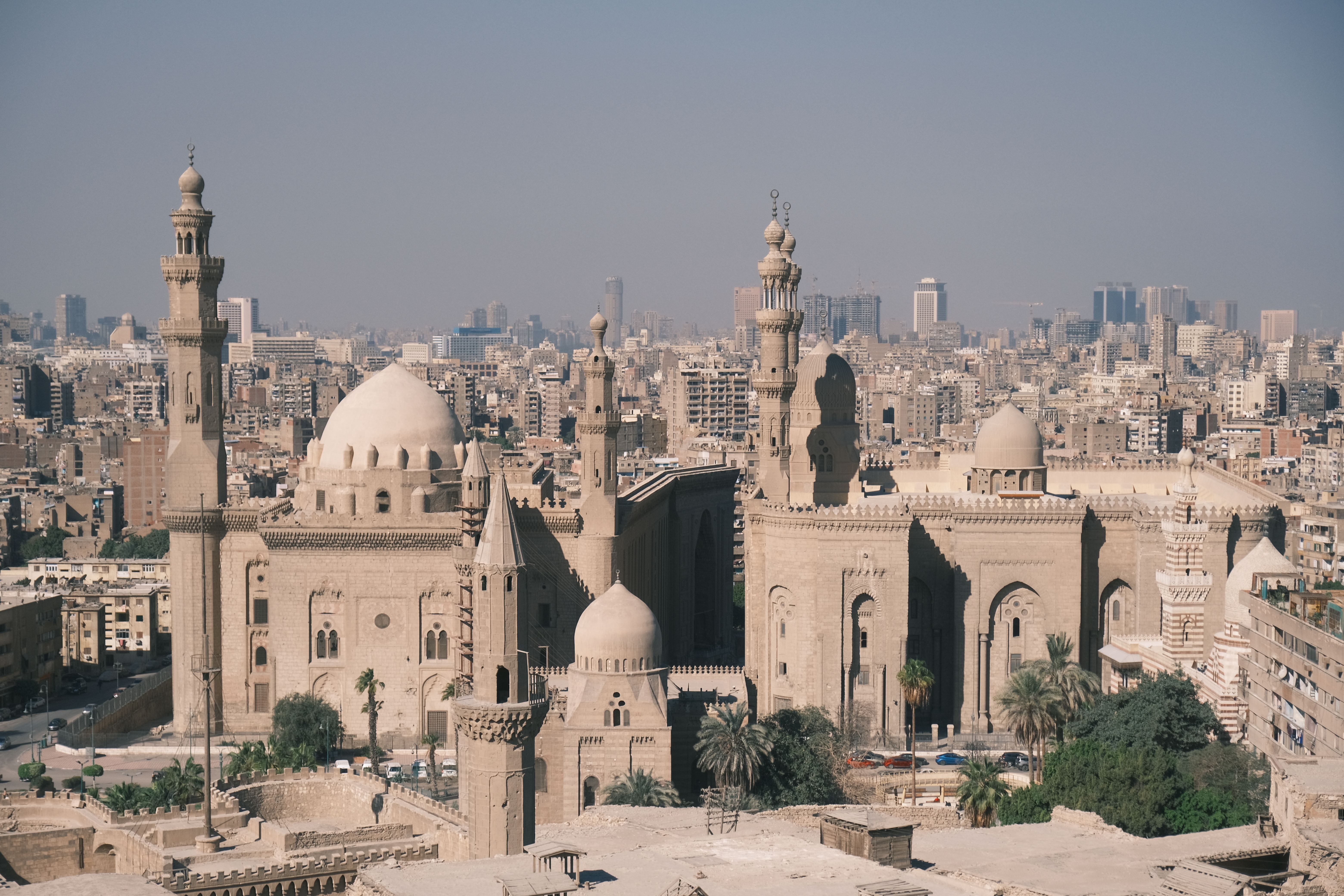 6240x4160 Aerial View of Historic Cairo Skyline · Free