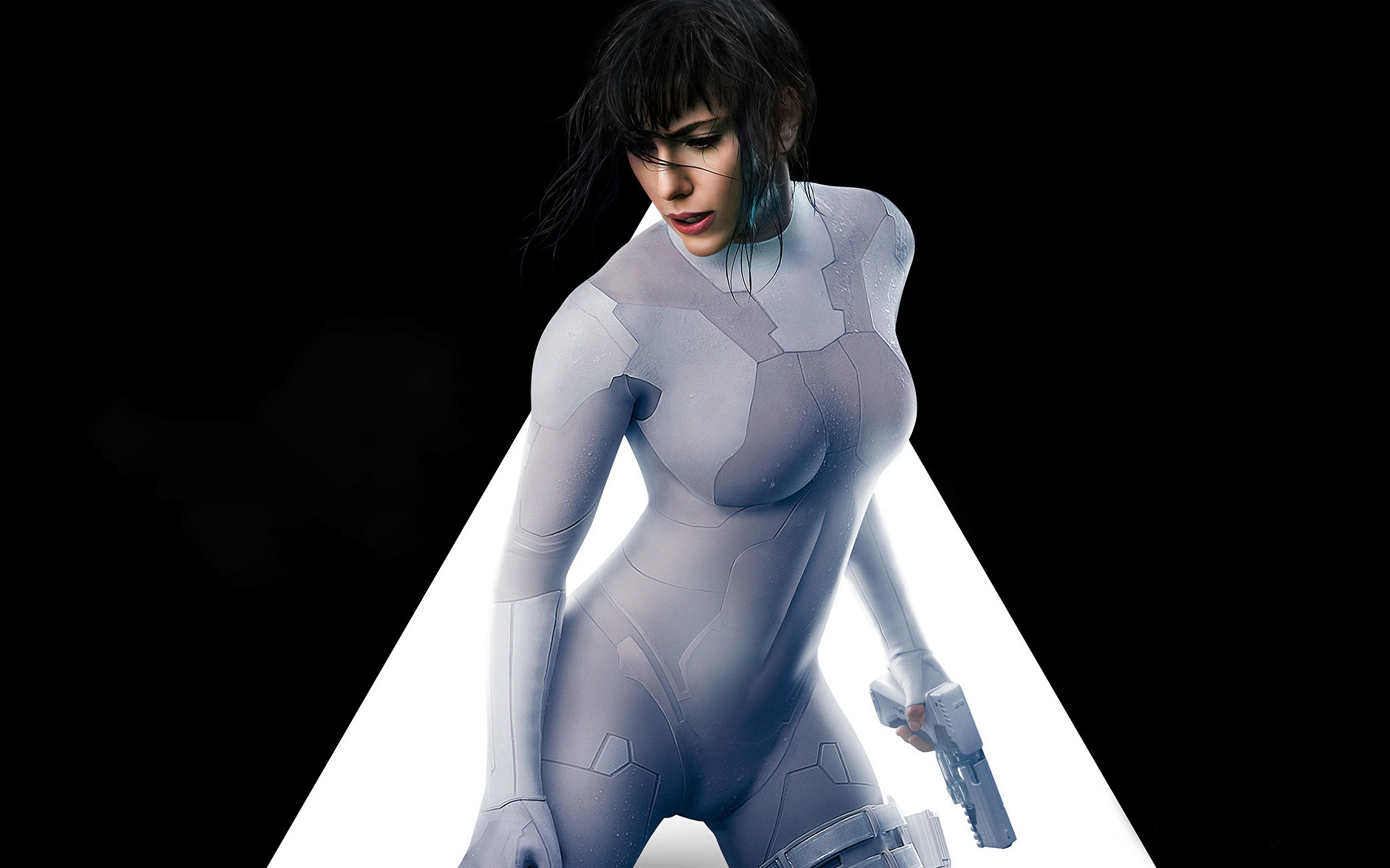 3840x2400 Ghost in the Shell Scarlett Johansson 5K Wallpaper
