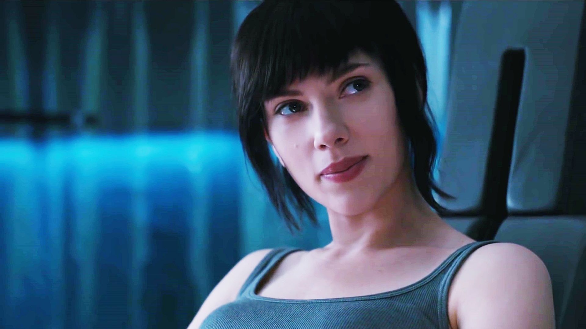 1920x1080 Ghost In The Shell Scarlett Johansson Wallpaper 11475