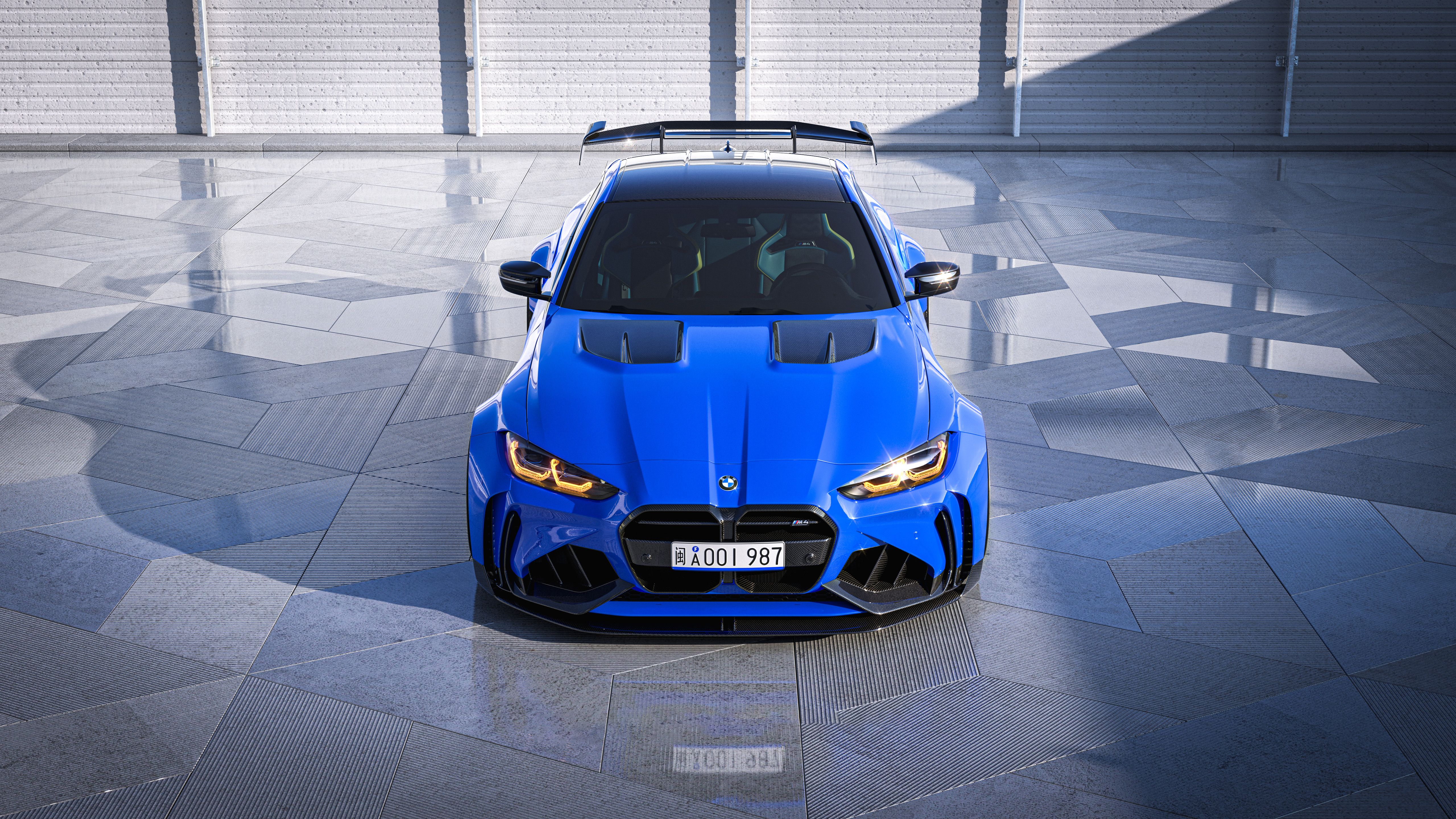 5120x2880 Blue BMW M4 HD, 4K Car Wallpaper
