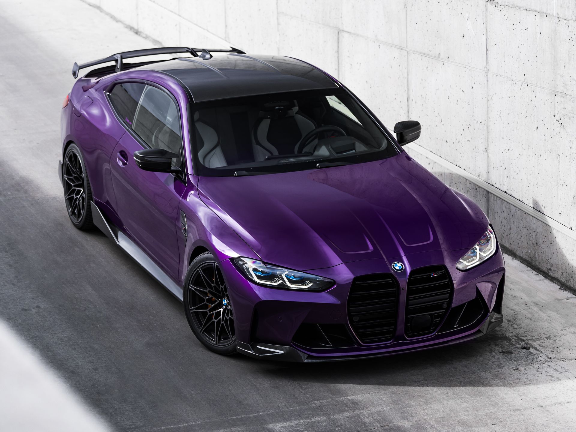 1920x1440 Download Bmw M Purple, Front View Wallpaper in 1920x1440 Resolution