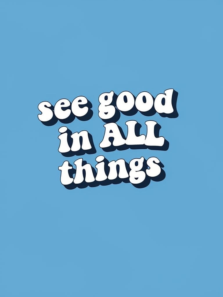 768x1024 Focus on the Good Minimalist Motivational Graphic Mobile Wallpaper