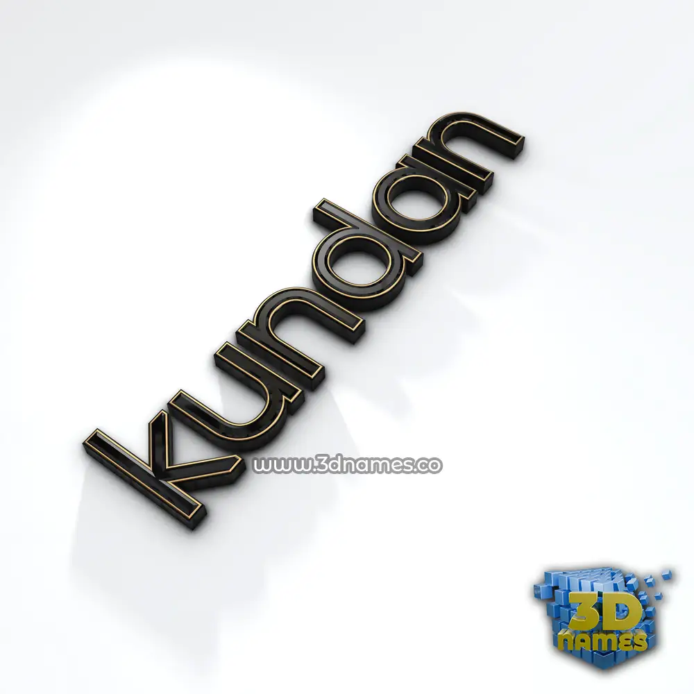 1000x1000 Preview Black'n'White name for kundan