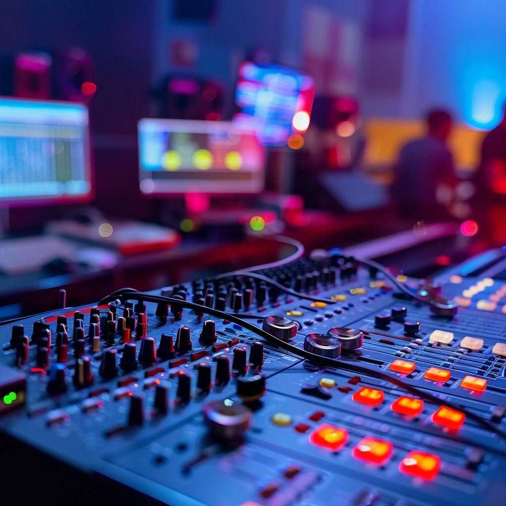 1024x1024 Download Studio Sound Mixing Image, Music, Mixer