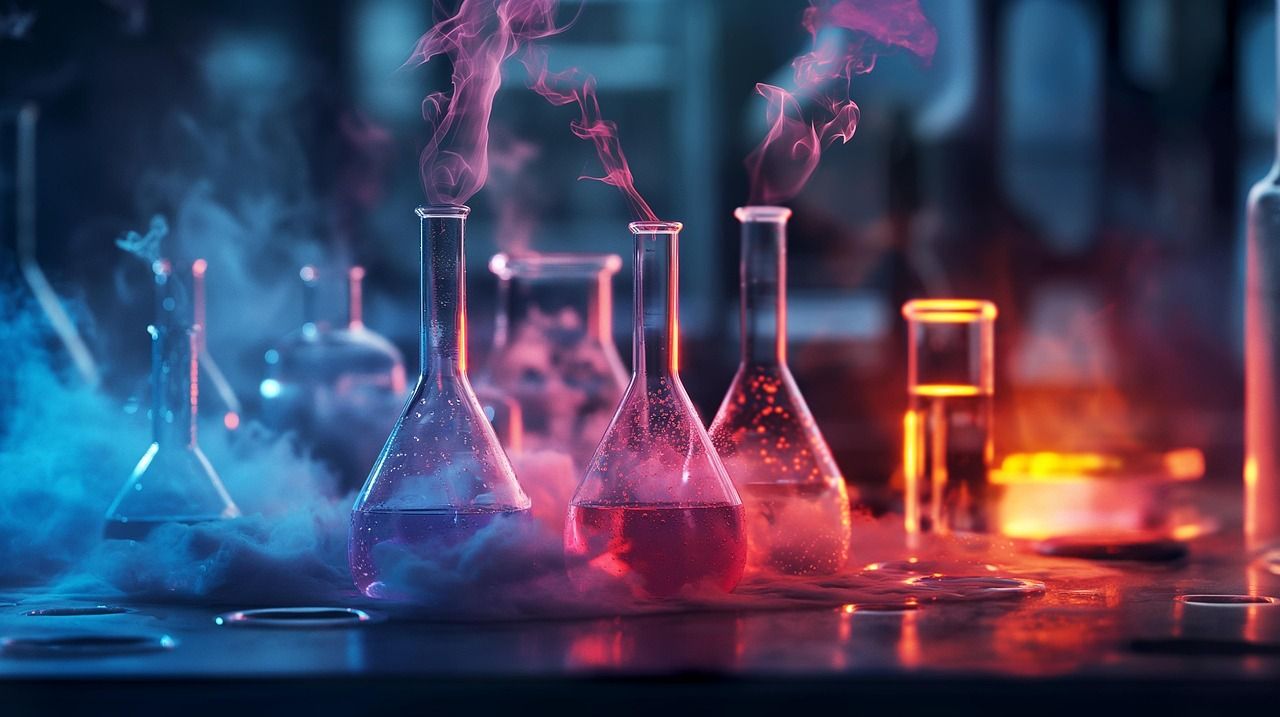 1280x717 Download Ai Generated Lab Laboratory. Royalty Free Stock Illustration Image