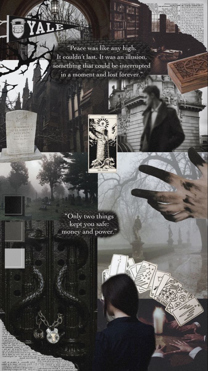 675x1200 Ninth House aesthetic wallpaper