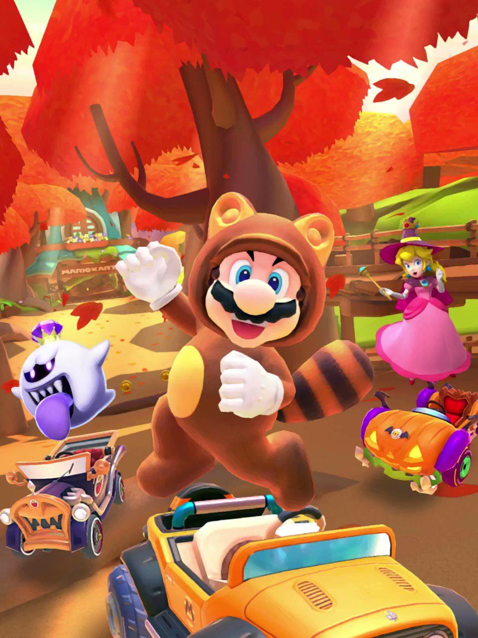 960x1280 Tanooki Mario Wallpaper