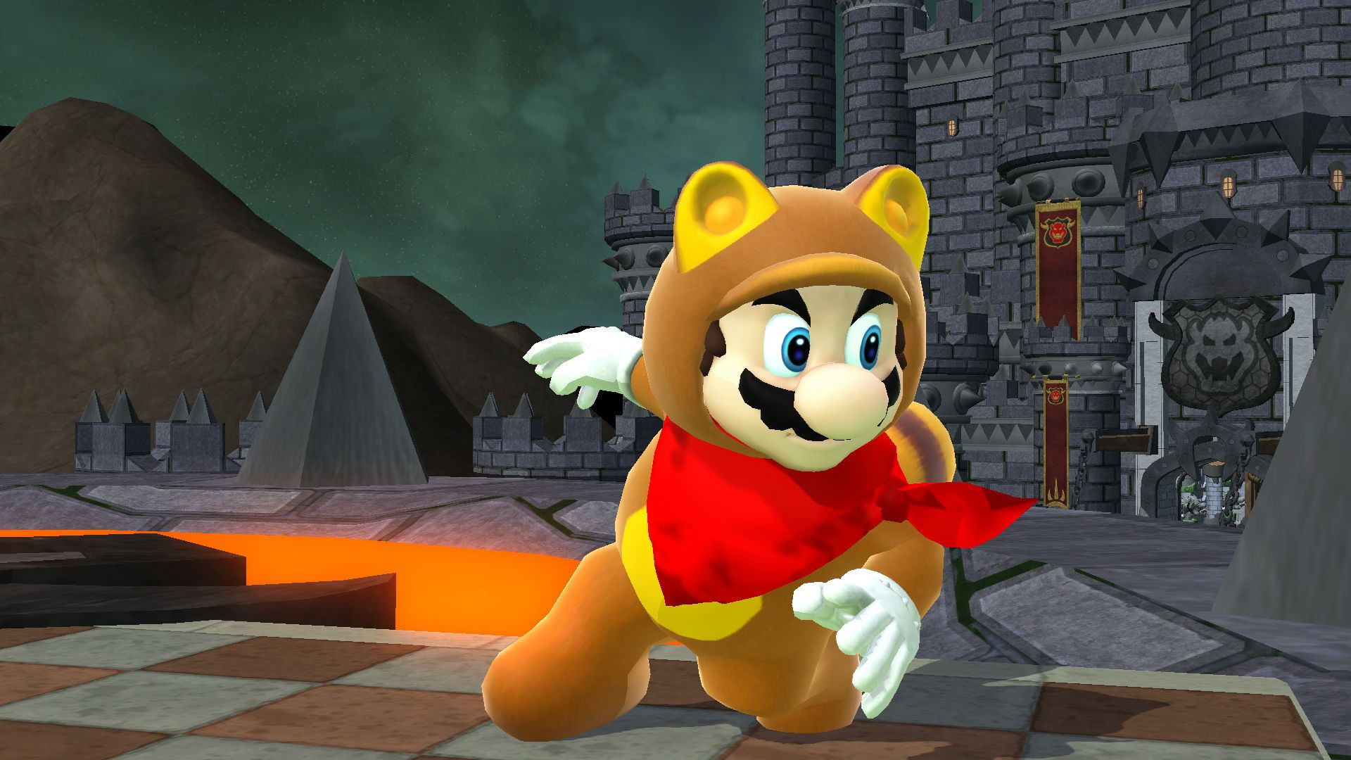 1920x1080 Tanooki Mario Wallpaper