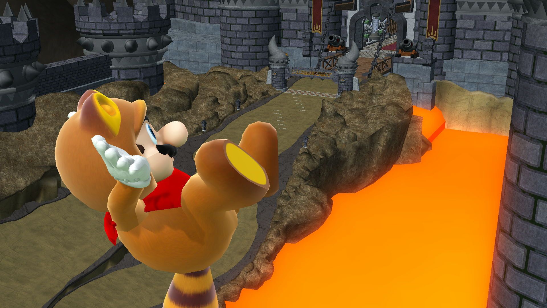 1920x1080 Tanooki Mario Mod for Super Smash Bros. (Wii U)