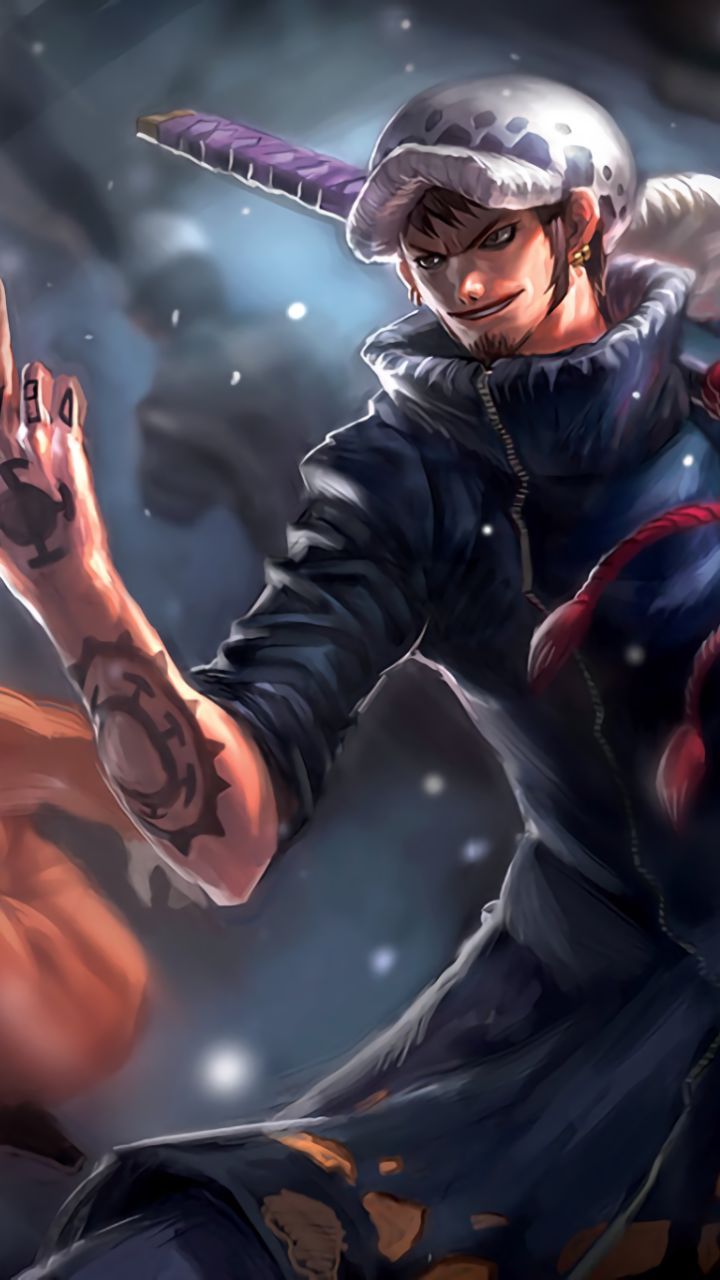 720x1280 Phone wallpaper: Anime, One Piece, Bepo (One Piece), Penguin (One Piece), Shachi (One Piece), Trafalgar Law 458299