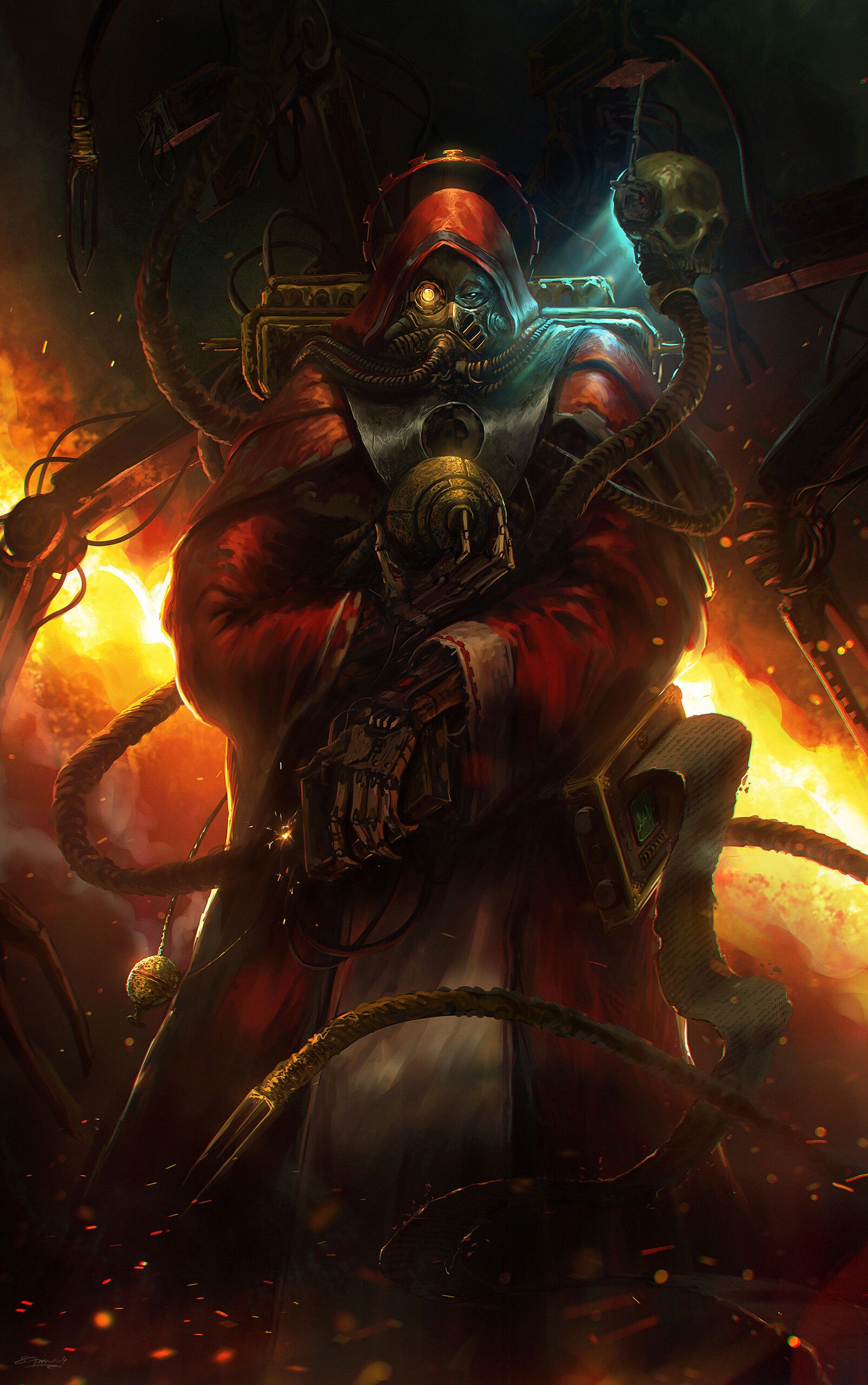 1605x2560 Tech Priest: Adeptus Mechanicus