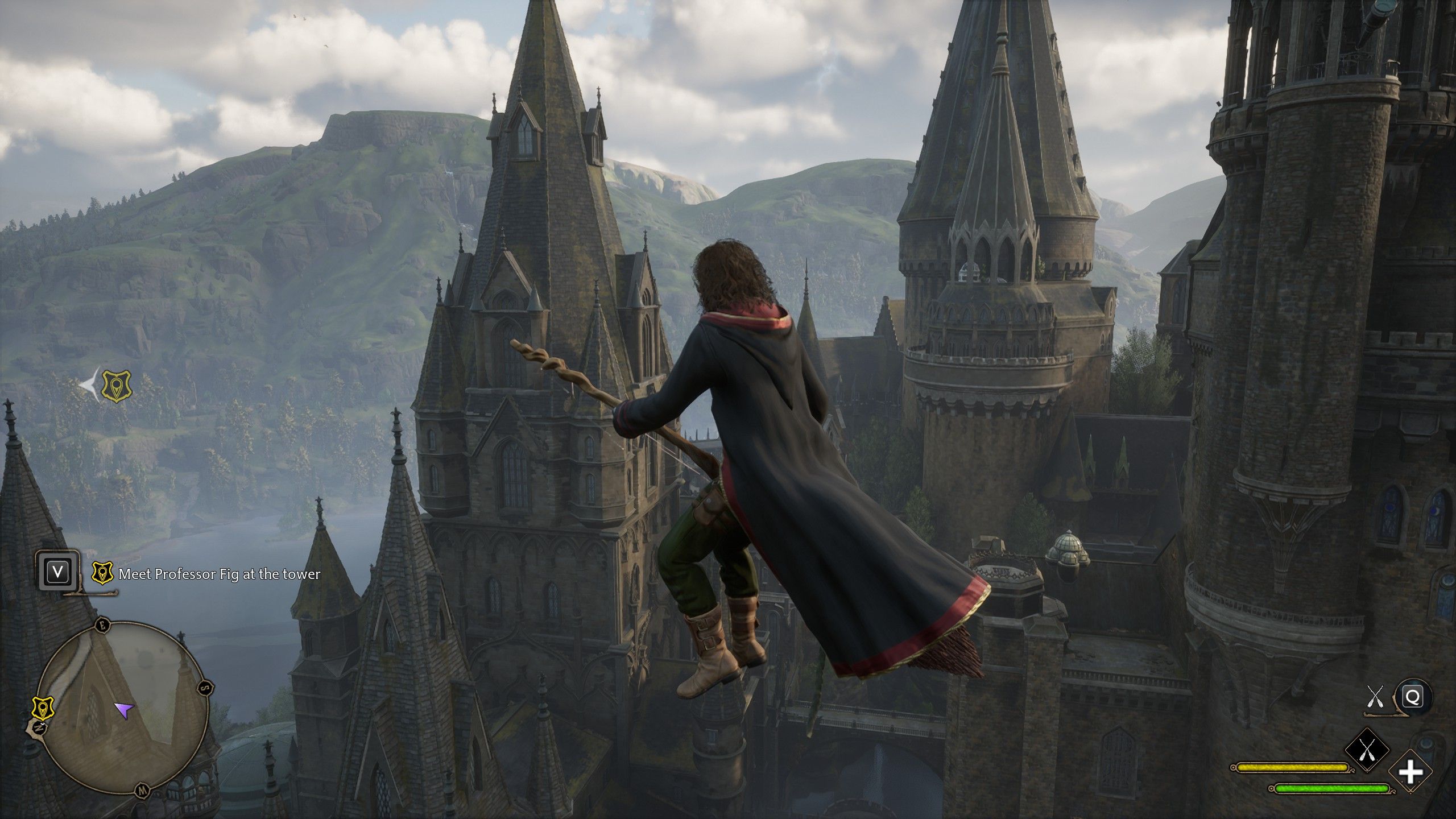 2560x1440 How to use a broom in Hogwarts Legacy. Tom's Guide