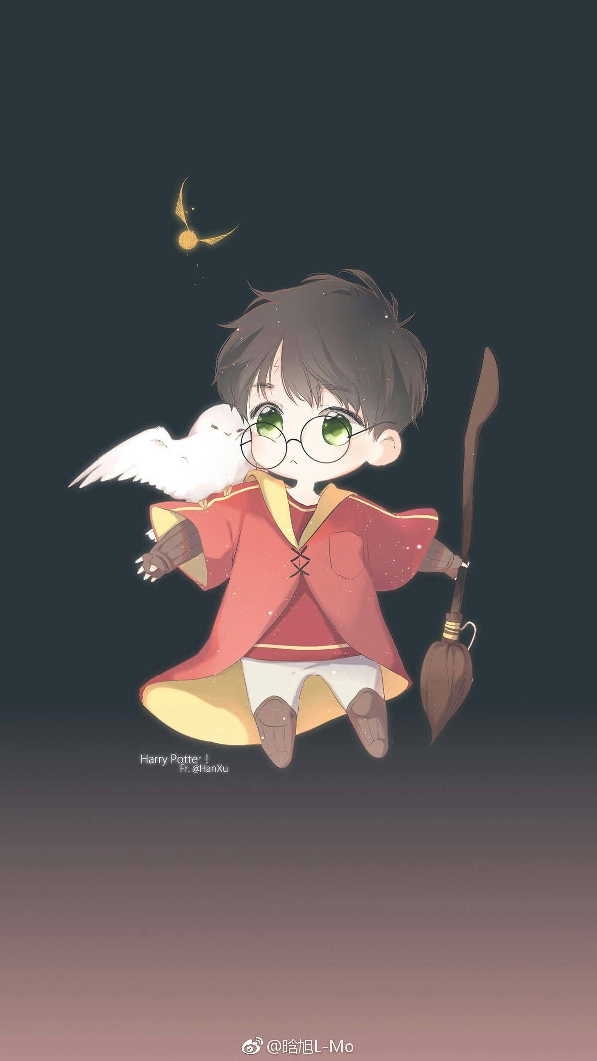 1200x2133 Download Cute Harry Potter Chibi Wallpaper